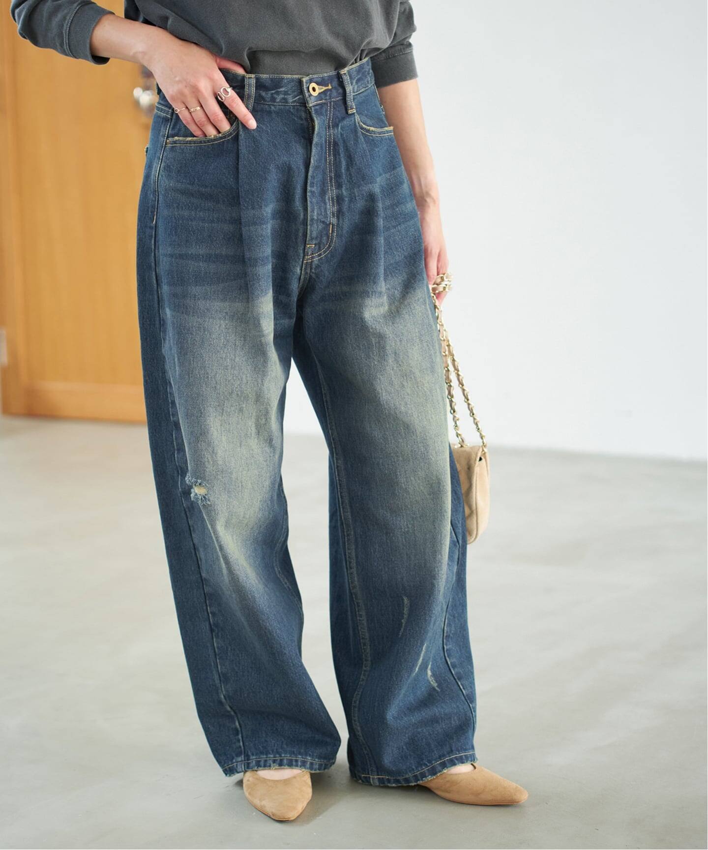 WEB限定 / 追加2》5 1/2 TUCKBARREL DENIM（デニムパンツ・ジーンズ