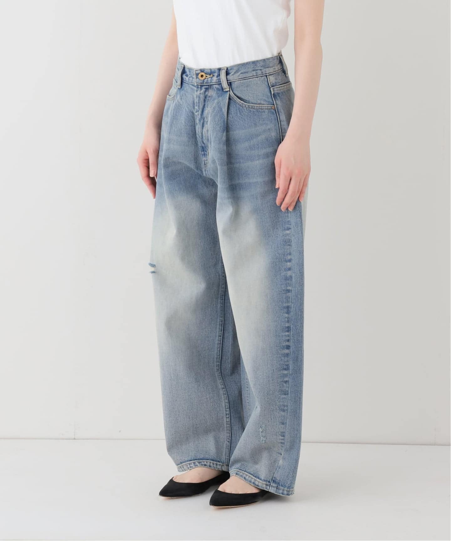 WEB限定 / 追加2》5 1/2 TUCKBARREL DENIM(デニムパンツ・ジーンズ WEB限定 / 追加2》5 1/2 TUCKBARREL DENIM(デニムパンツ・ジーンズ