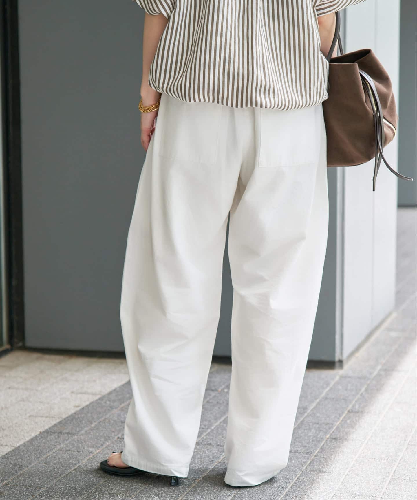 ライトコットンバレルレッグパンツ（その他パンツ）｜Spick & Span