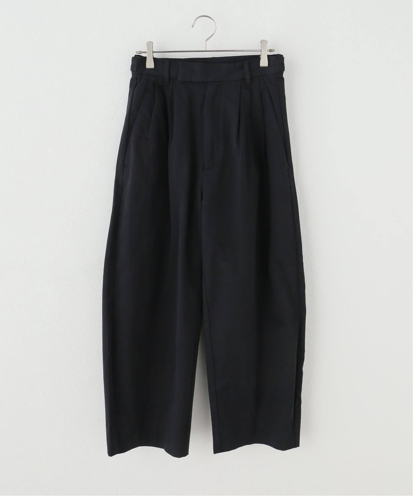 コットンサテンタックカーブパンツ（スラックス）｜Spick & Span