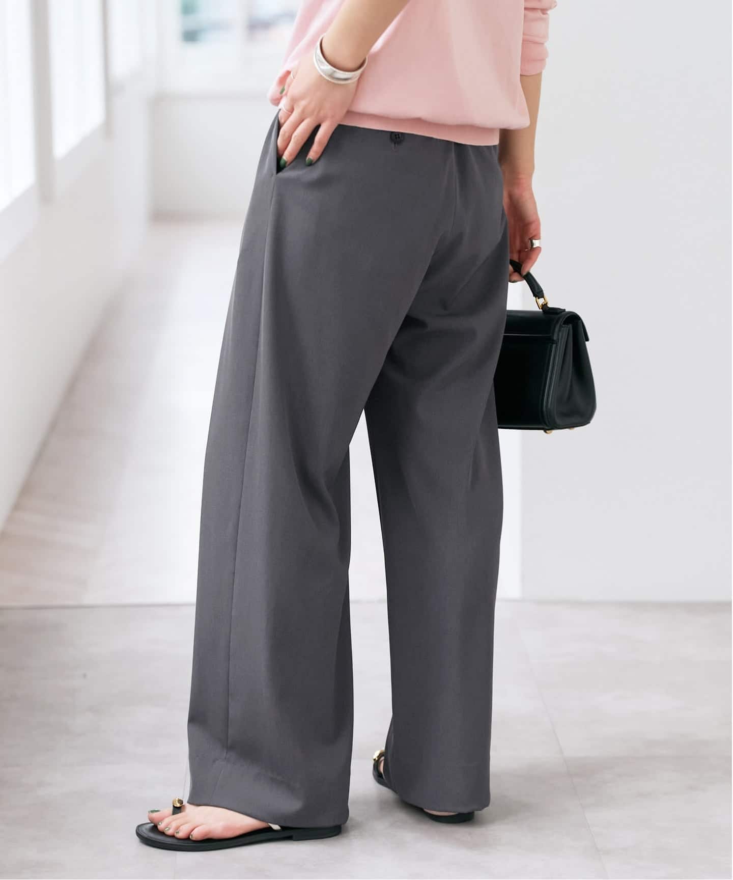2タックワイドストレートパンツ（スラックス）｜Spick & Span