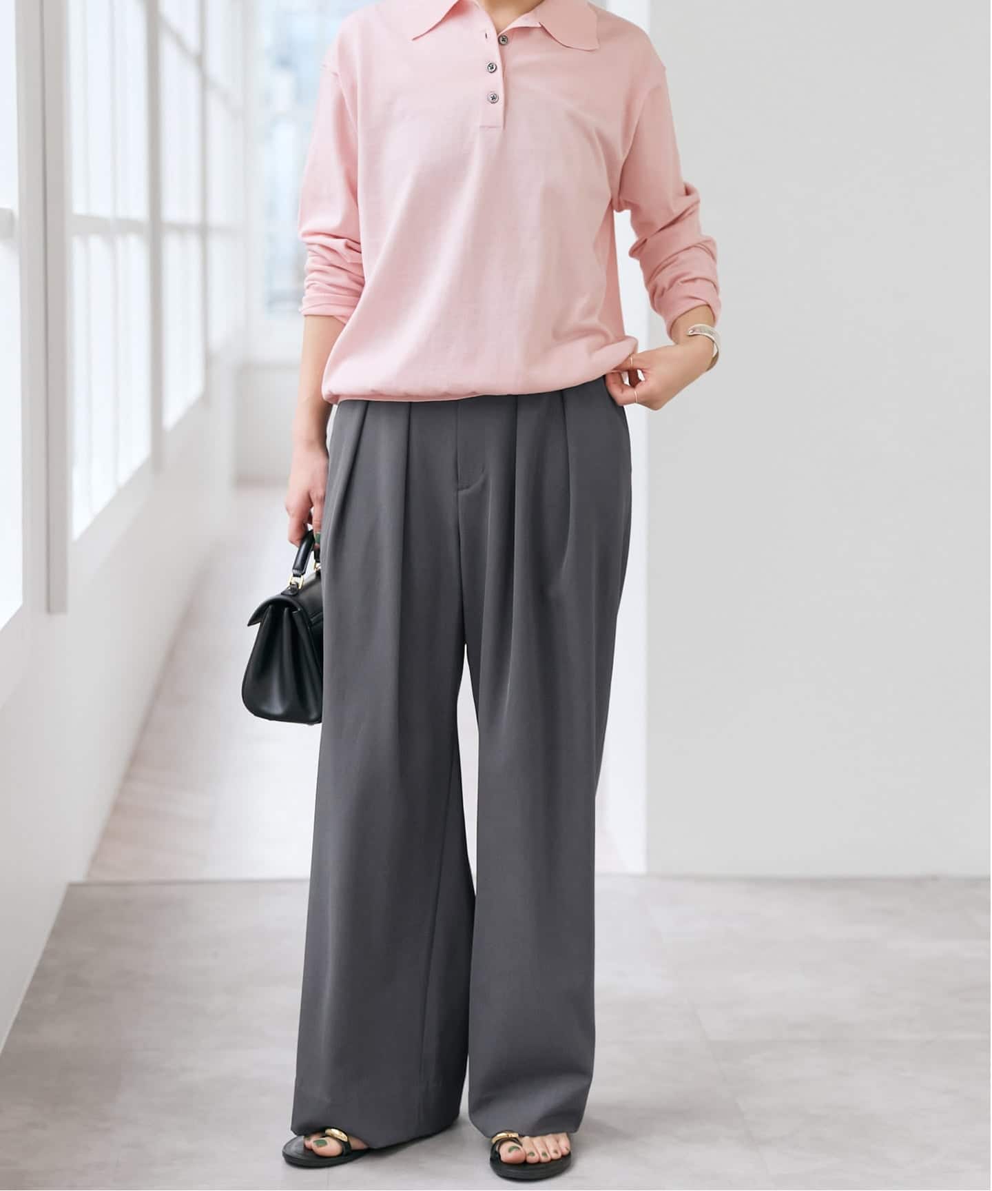 2タックワイドストレートパンツ（スラックス）｜Spick & Span