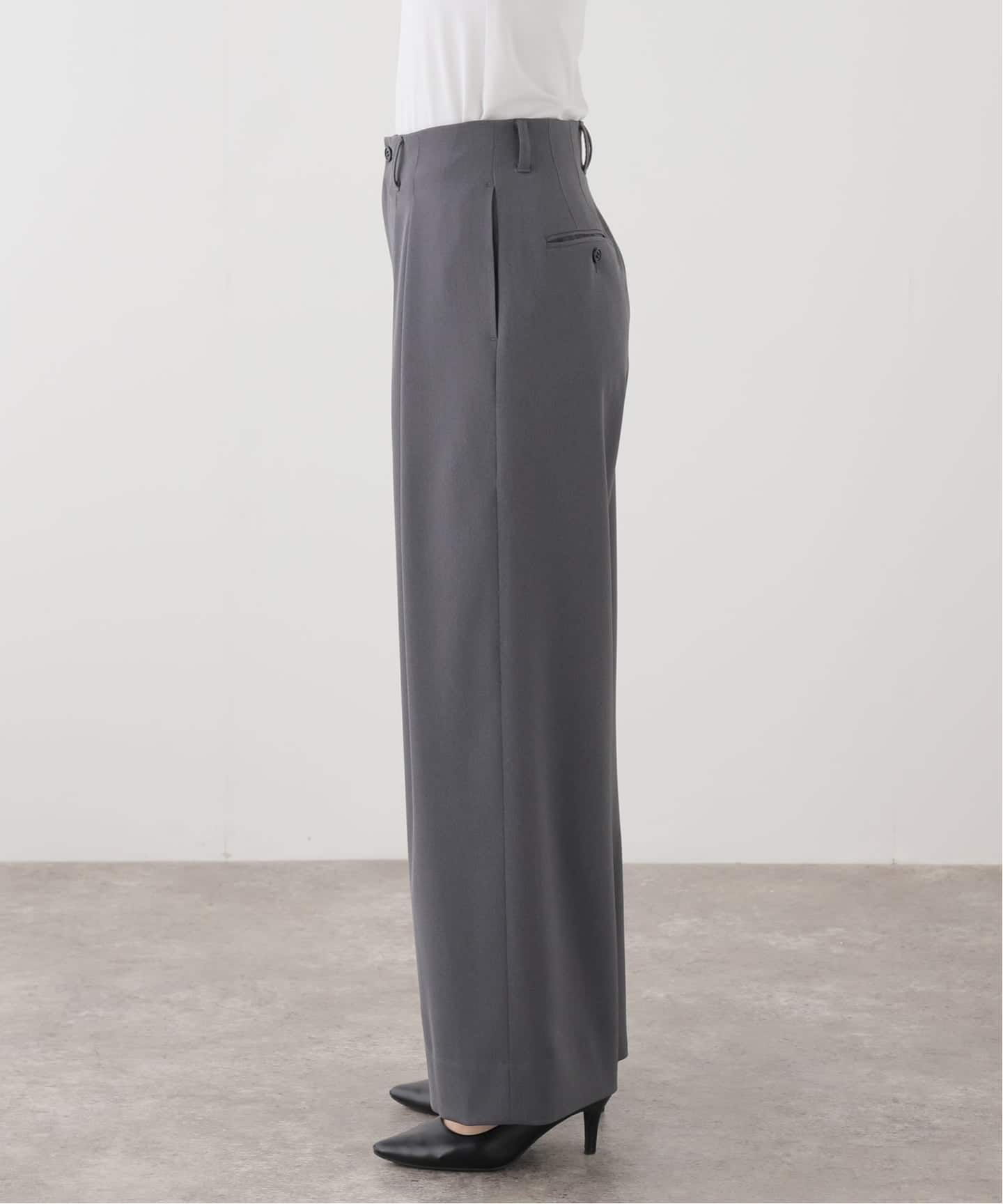 2タックワイドストレートパンツ（スラックス）｜Spick & Span