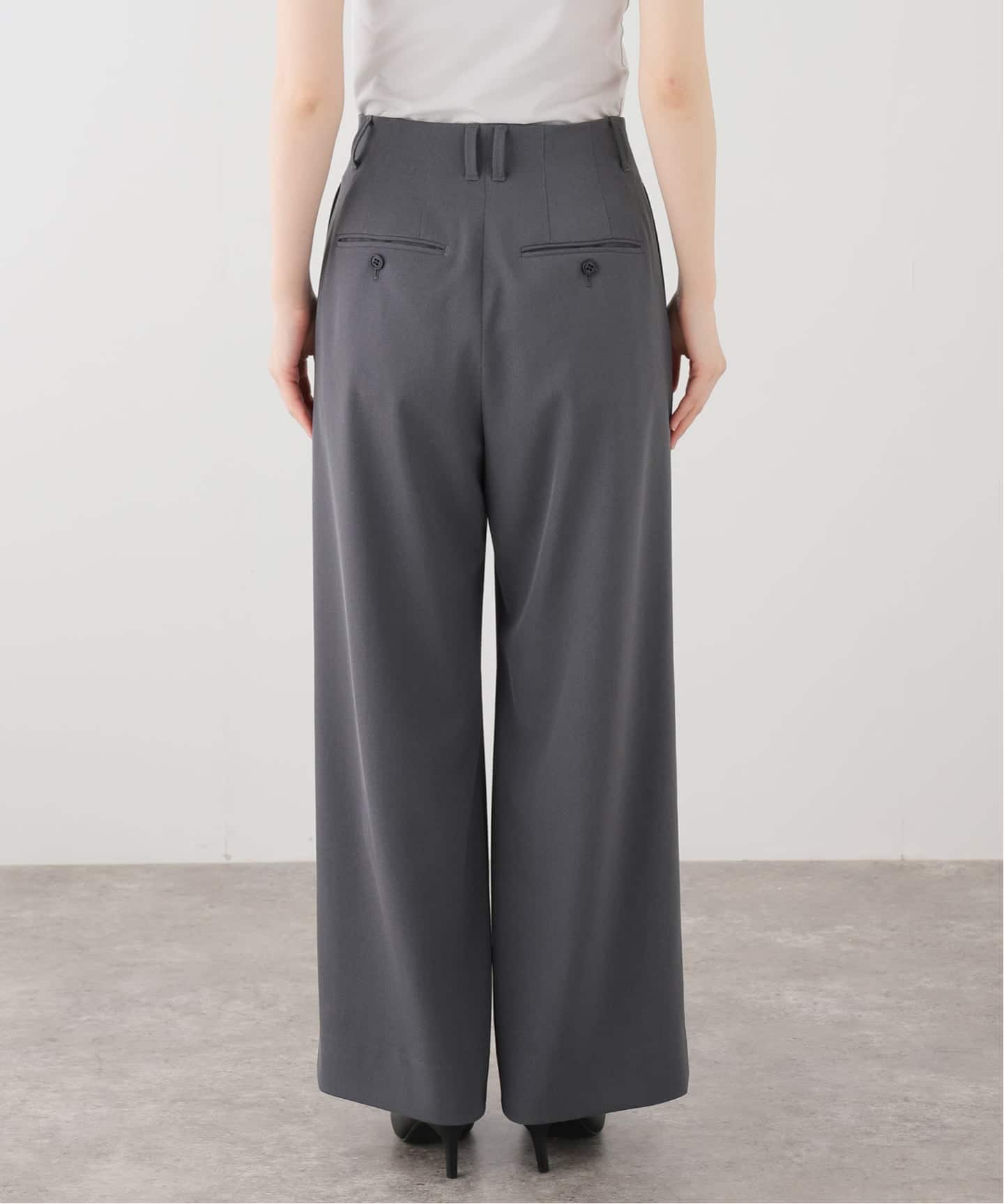 2タックワイドストレートパンツ（スラックス）｜Spick & Span