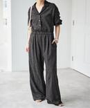 《予約》オープンカラーレースジャンプスーツ