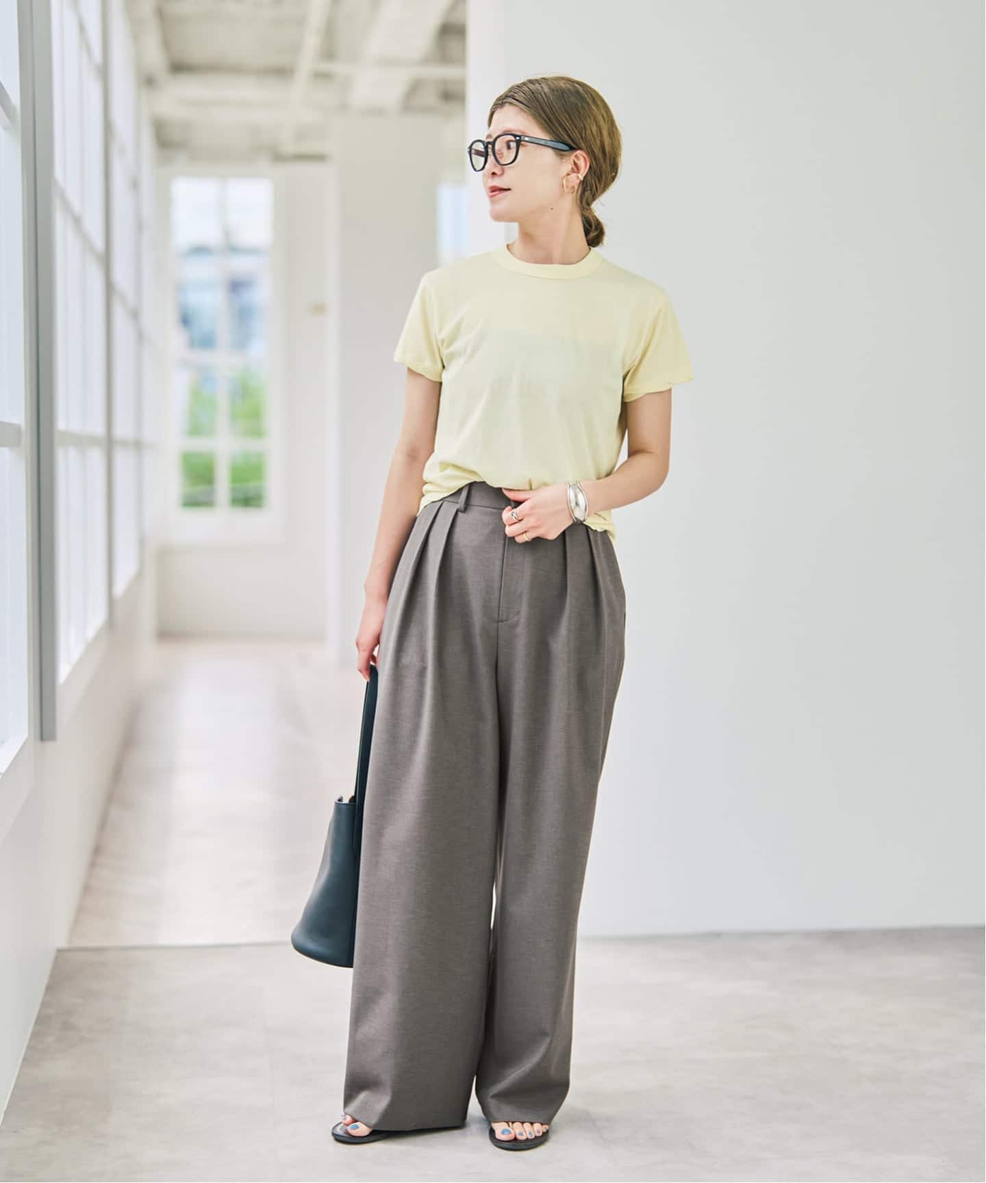セットアップ可》ツイルストレッチタックパンツ（スラックス）｜Spick
