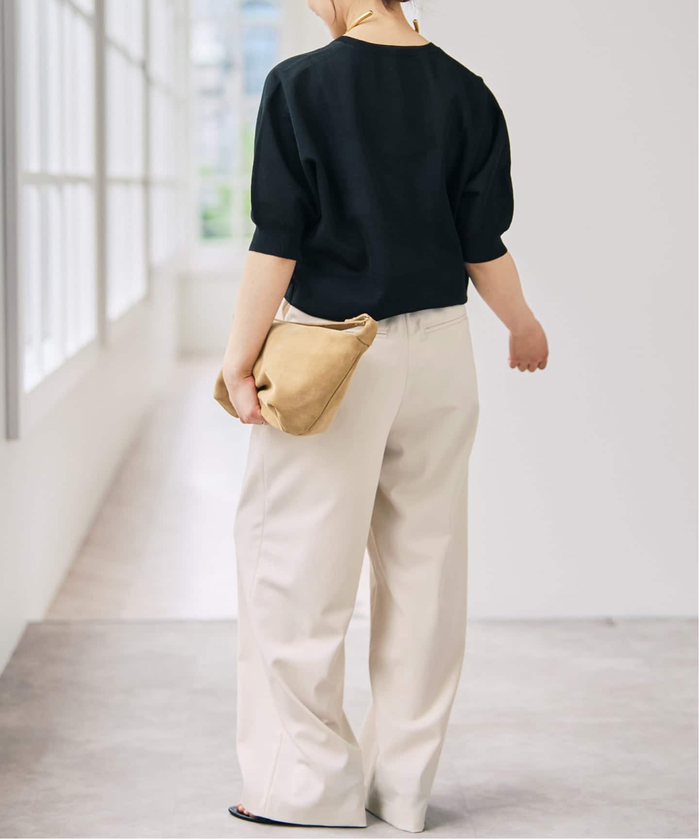 セットアップ可》ツイルストレッチタックパンツ（スラックス）｜Spick