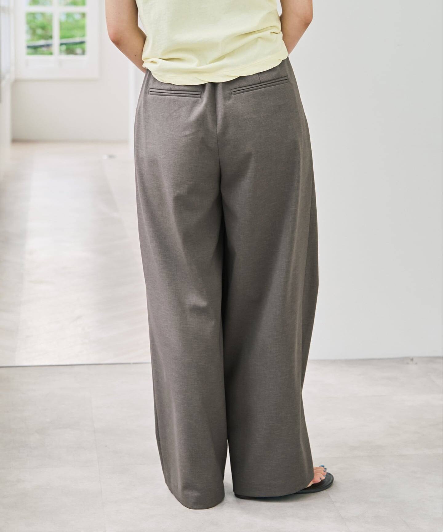 セットアップ可》ツイルストレッチタックパンツ（スラックス）｜Spick