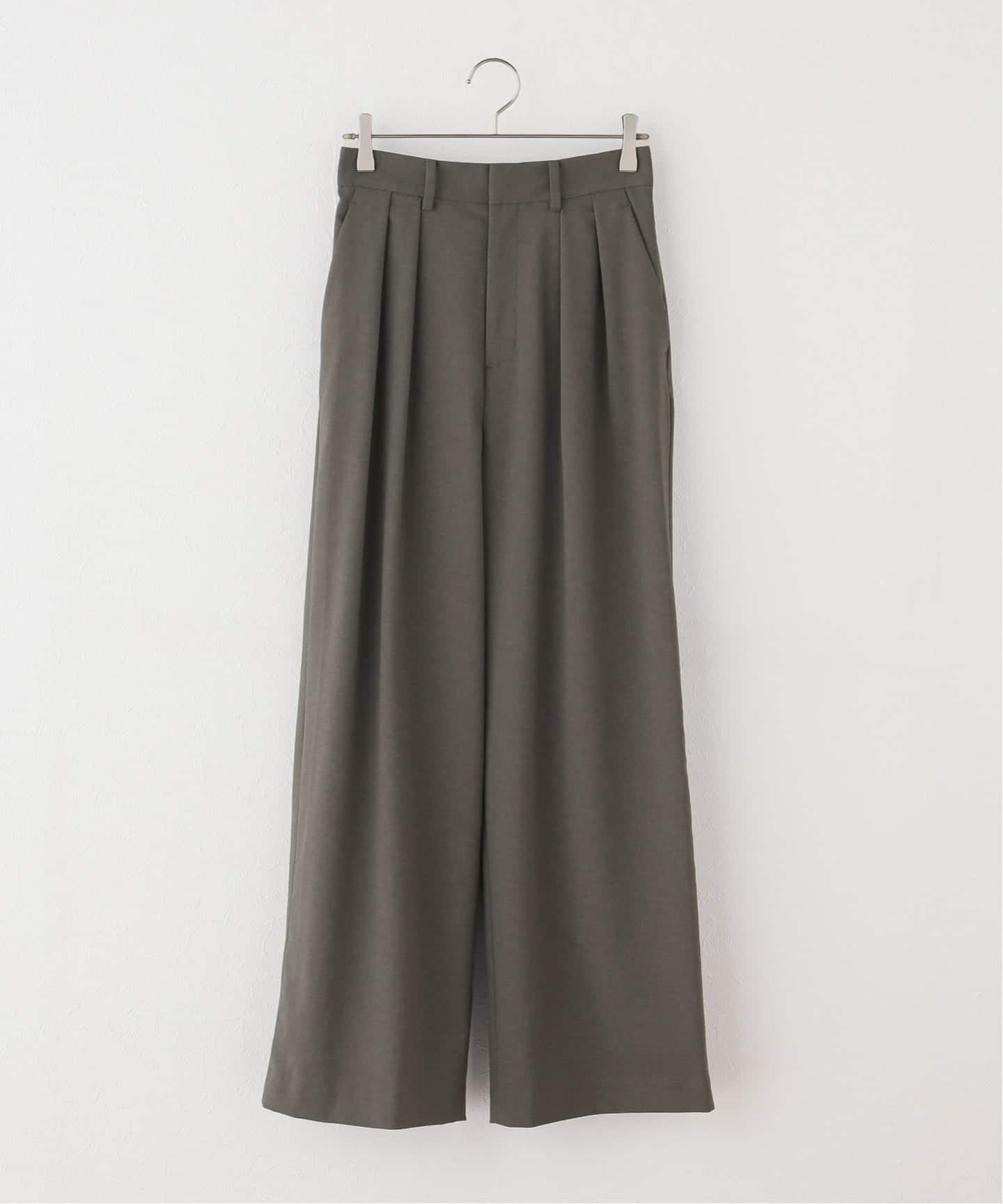 セットアップ可》ツイルストレッチタックパンツ（スラックス）｜Spick