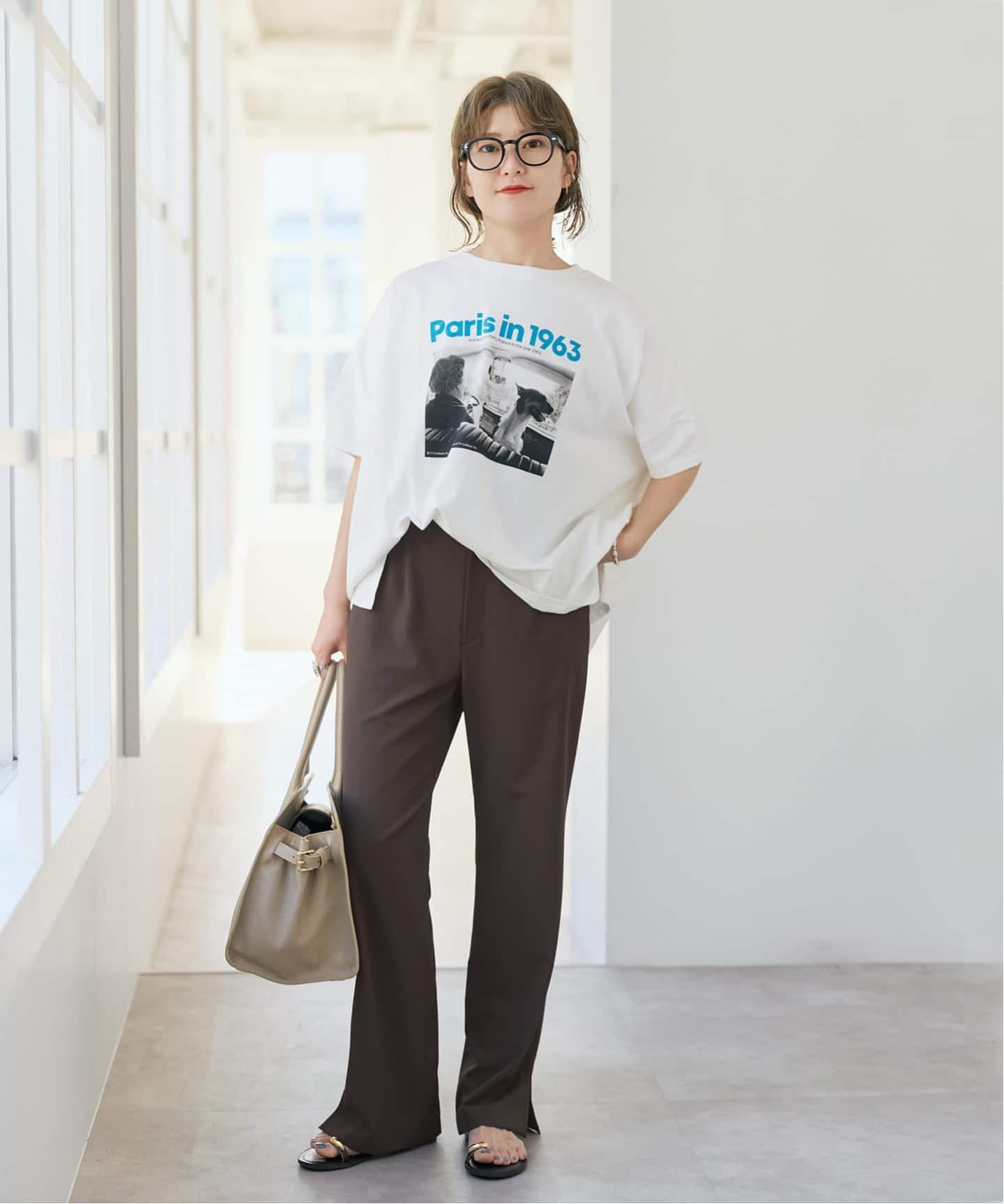 ストレッチサイドスリットパンツ（スラックス）｜Spick & Span