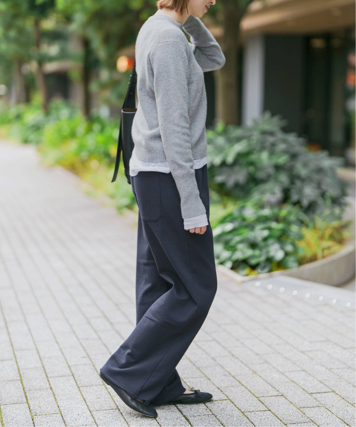 Spick and Span 裏毛イージーストレートパンツ スウェット36 追加》裏毛イージーストレートパンツ（スウェットパンツ）｜Spick