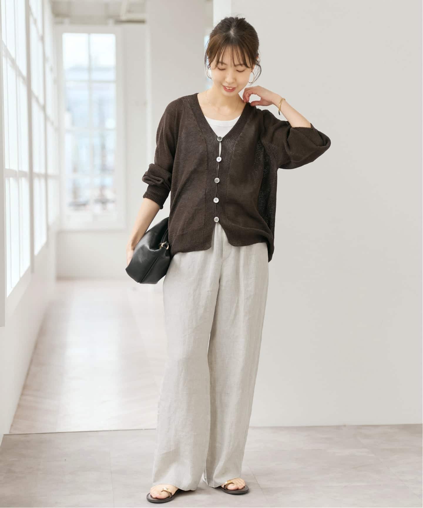 予約》エアリーリネンイージーパンツ（その他パンツ）｜Spick and Span