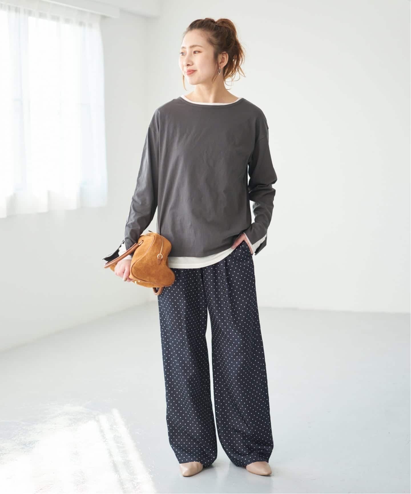 予約》ドットツイルイージーパンツ（その他パンツ）｜Spick and Span