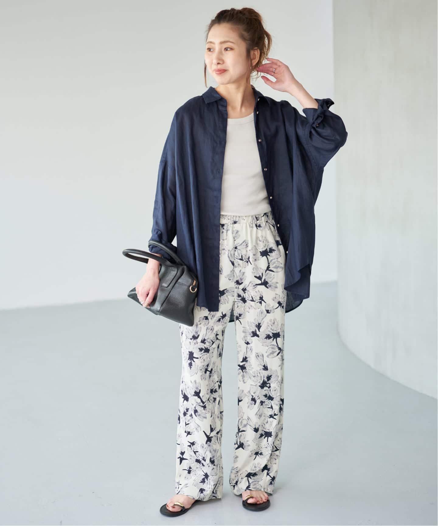 予約》フローラルプリントイージーパンツ（その他パンツ）｜Spick and