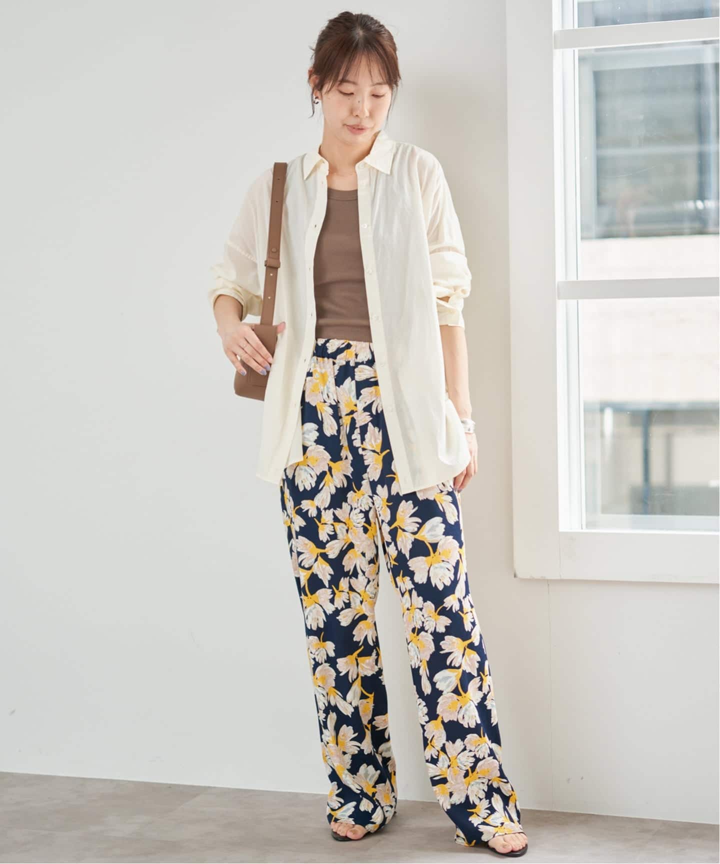 予約》フローラルプリントイージーパンツ（その他パンツ）｜Spick and