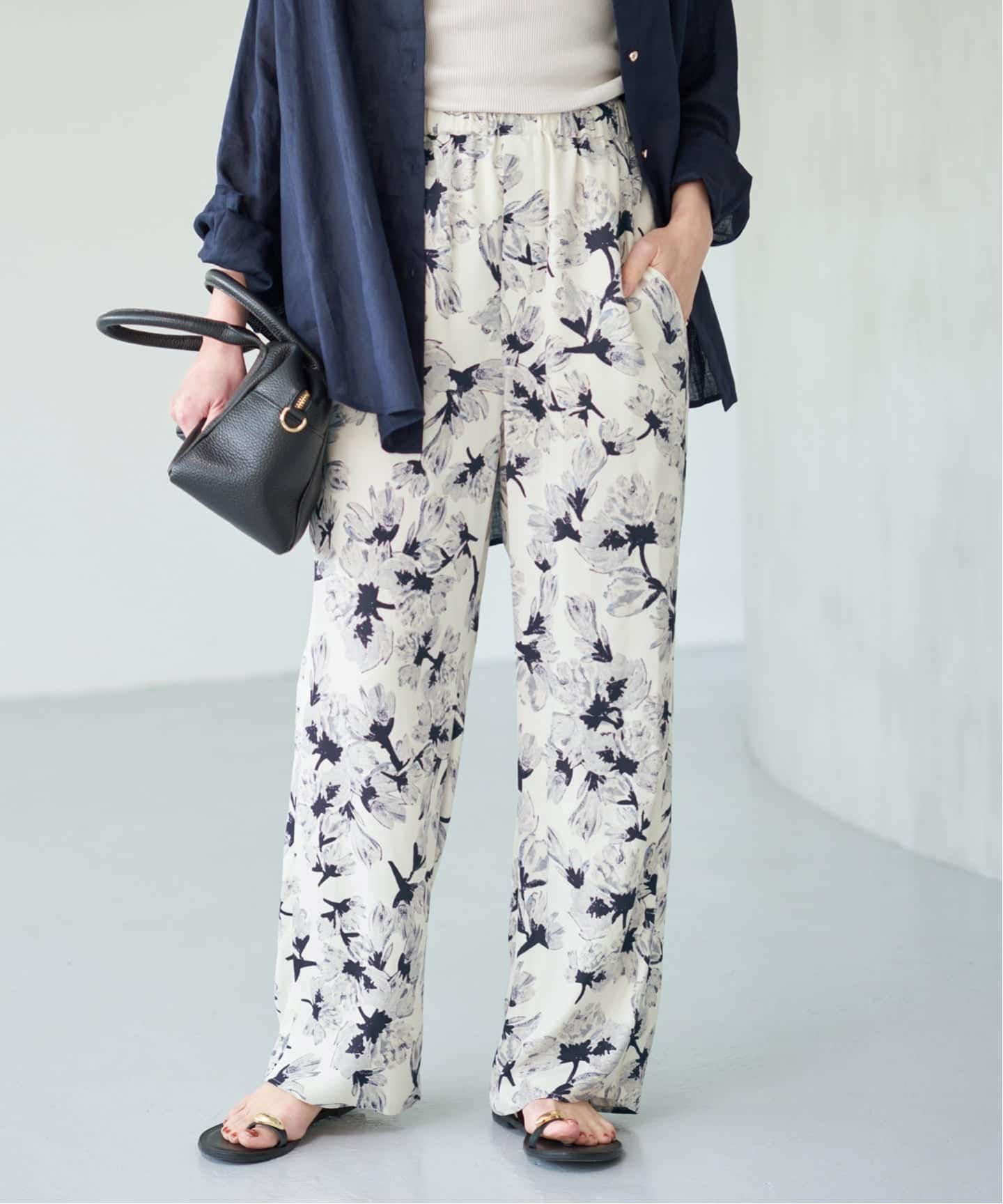 予約》フローラルプリントイージーパンツ（その他パンツ）｜Spick and