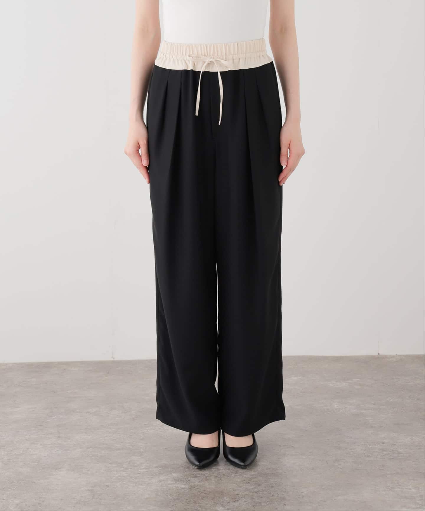 ストレッチジョーゼットイージーパンツ（スラックス）｜Spick & Span