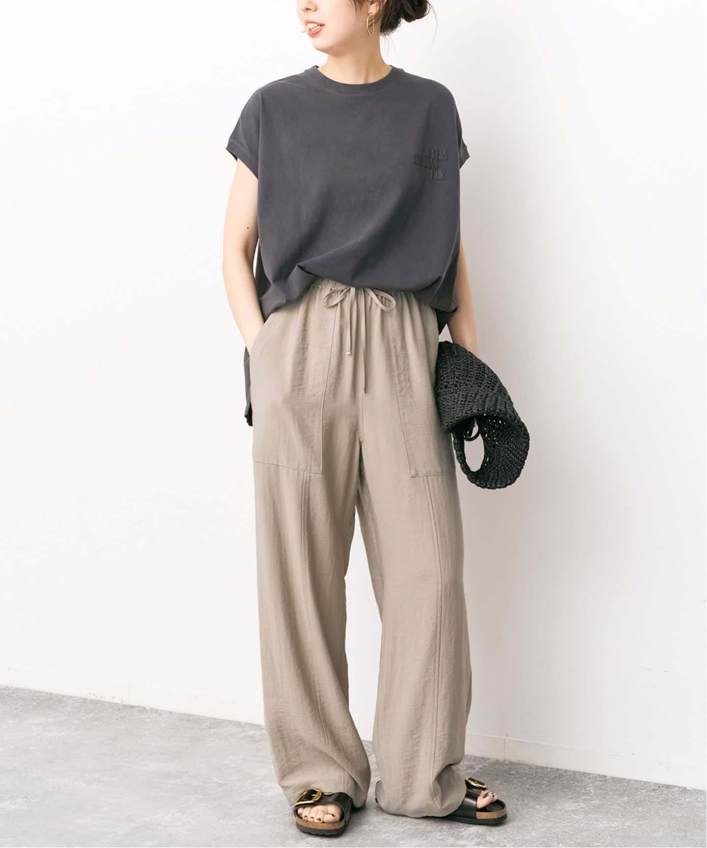 Spick&Span ドレープツイルイージーファティーグパンツ 追加》ドレープツイルイージーファティーグパンツ（その他パンツ