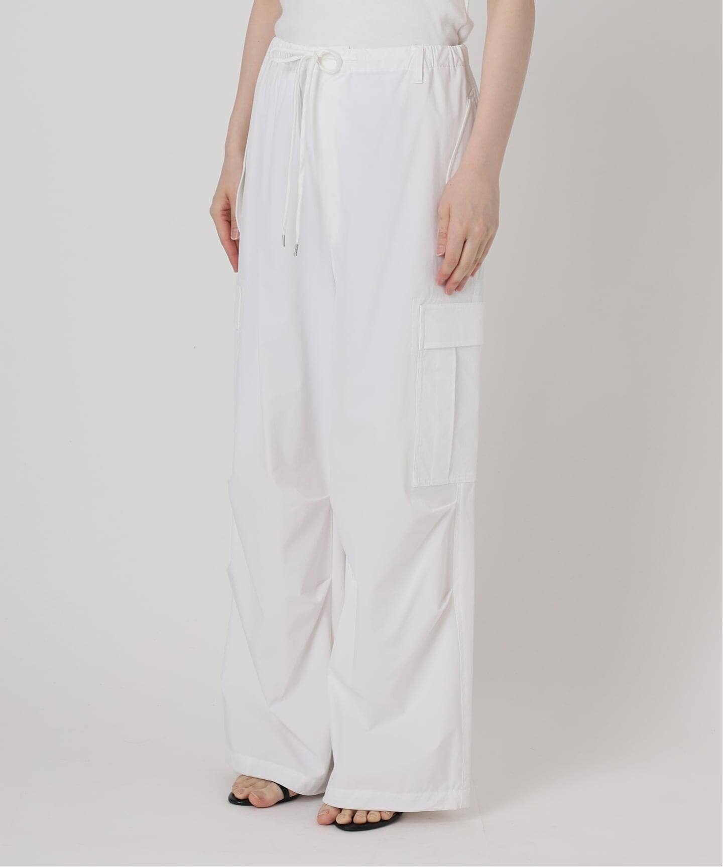 パンツ TANAKA TRAINING PANTS WHITE GROSGRAIN SHEN TANAKA*S パラシュートパンツ（カーゴパンツ）｜Spick & Span