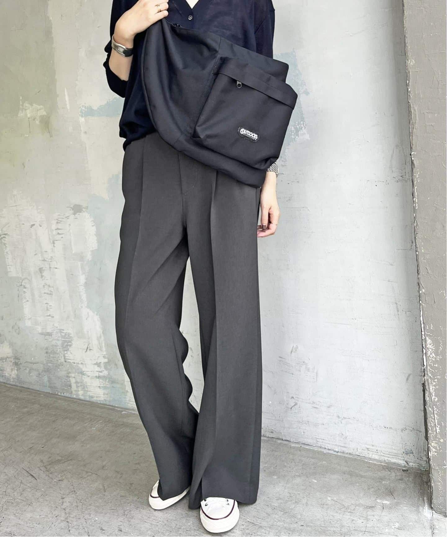 追加》ダブルクロスツータックパンツ（スラックス）｜Spick & Span