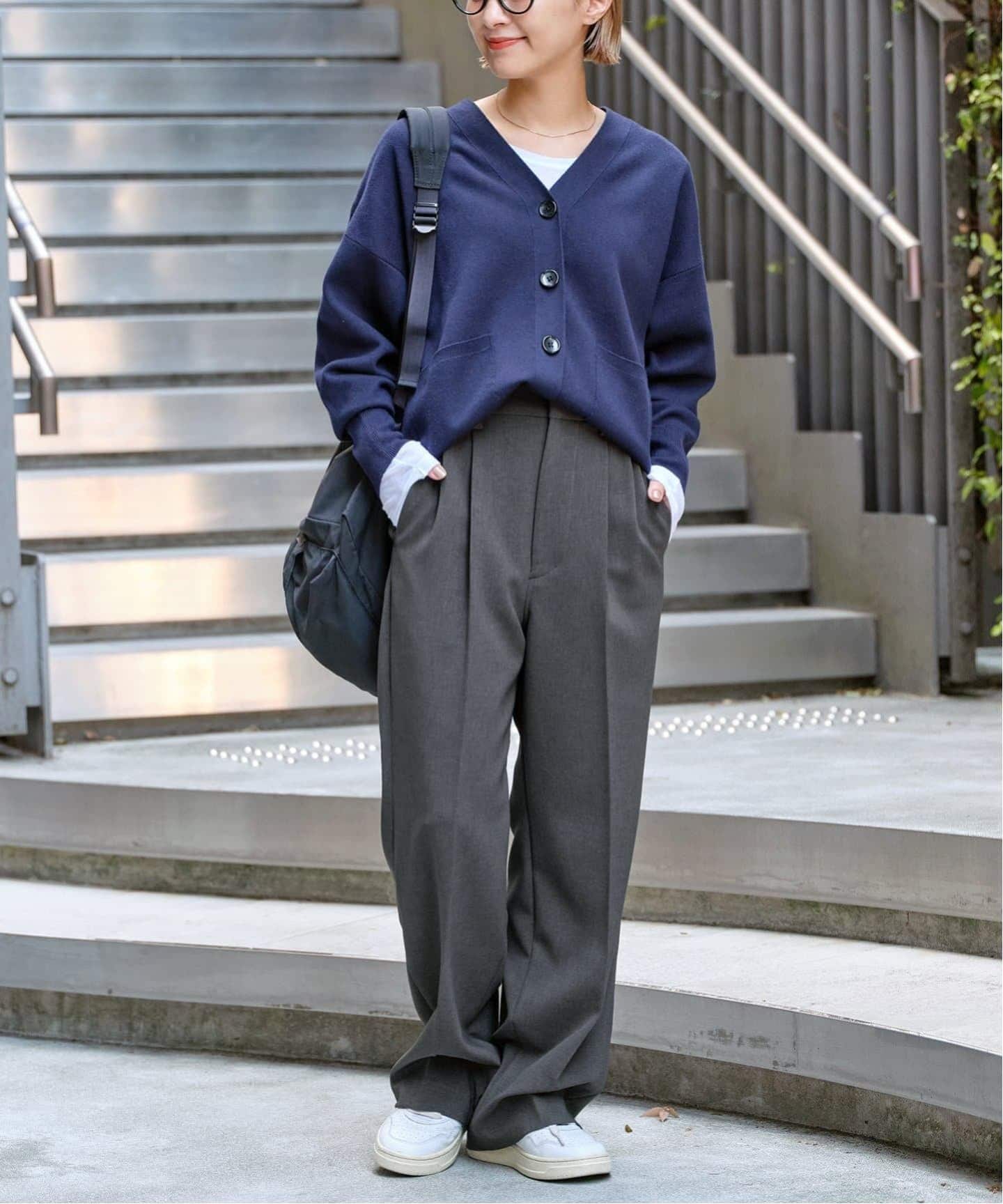 追加》ダブルクロスツータックパンツ（スラックス）｜Spick & Span