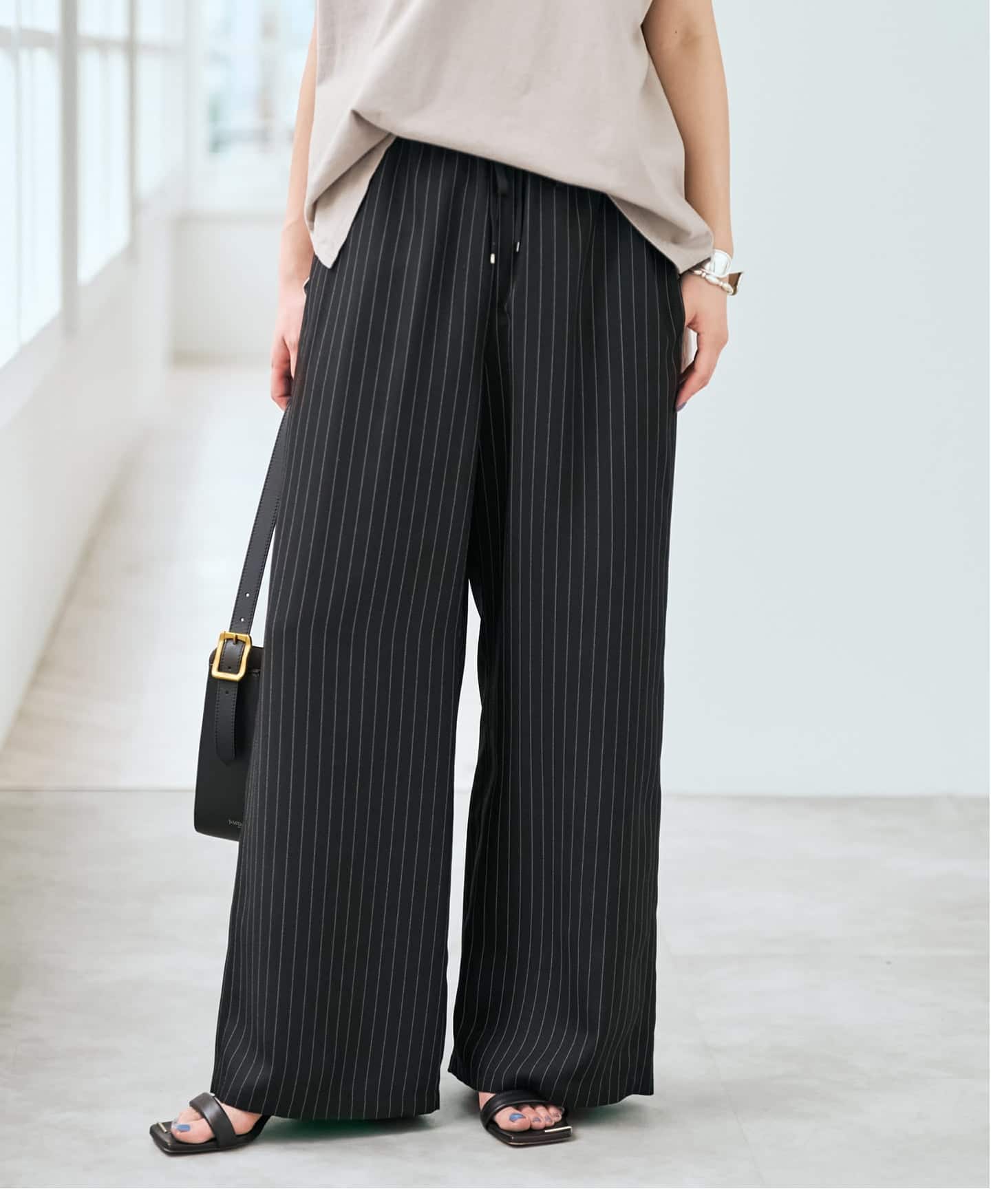 Spick & Span ジョーゼットイージーパンツ 新色有り / 追加》ジョーゼットイージーパンツ（スラックス）｜Spick