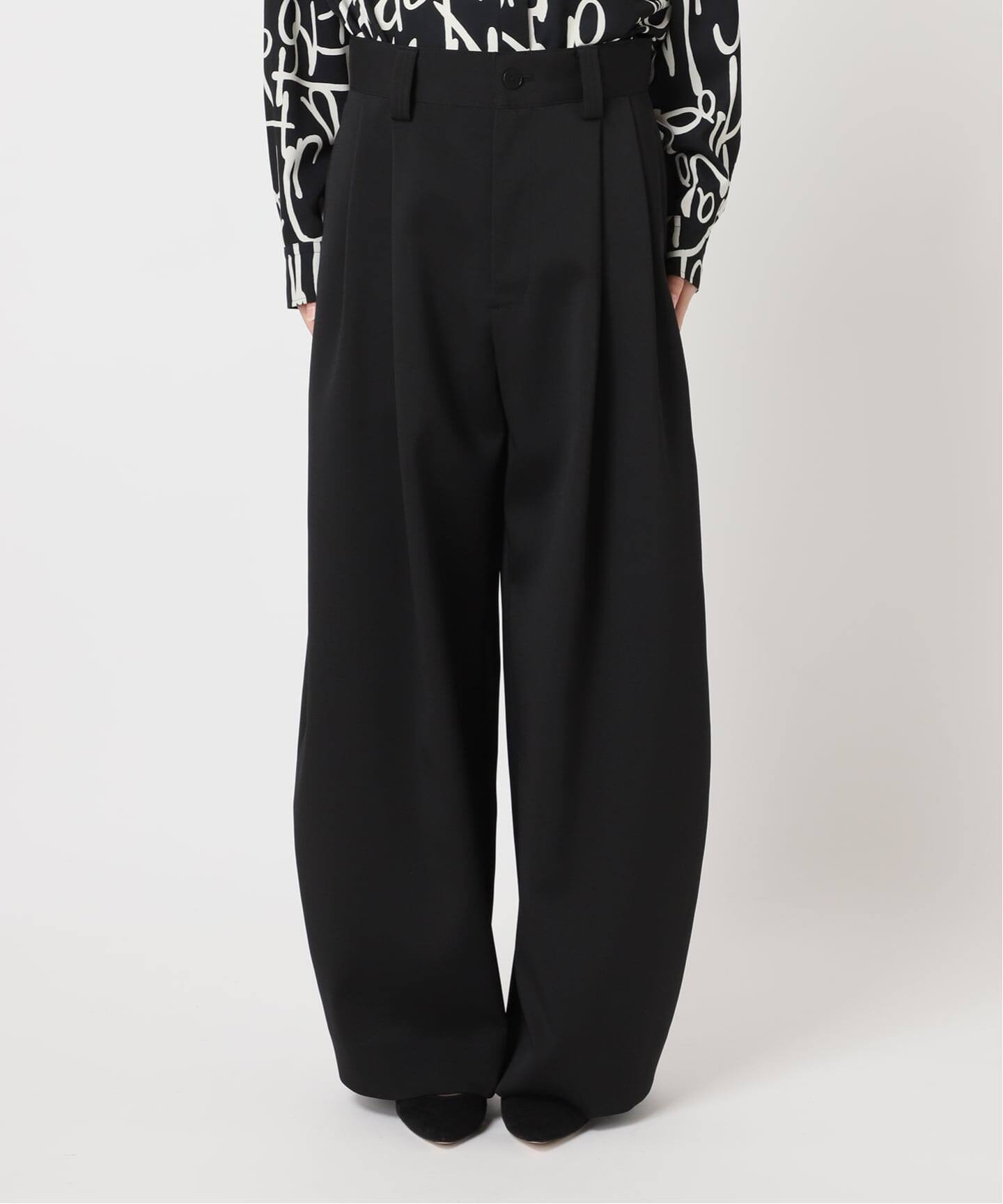 追加予約2》ダブルクロス2タックバレルパンツ（スラックス）｜HARDY