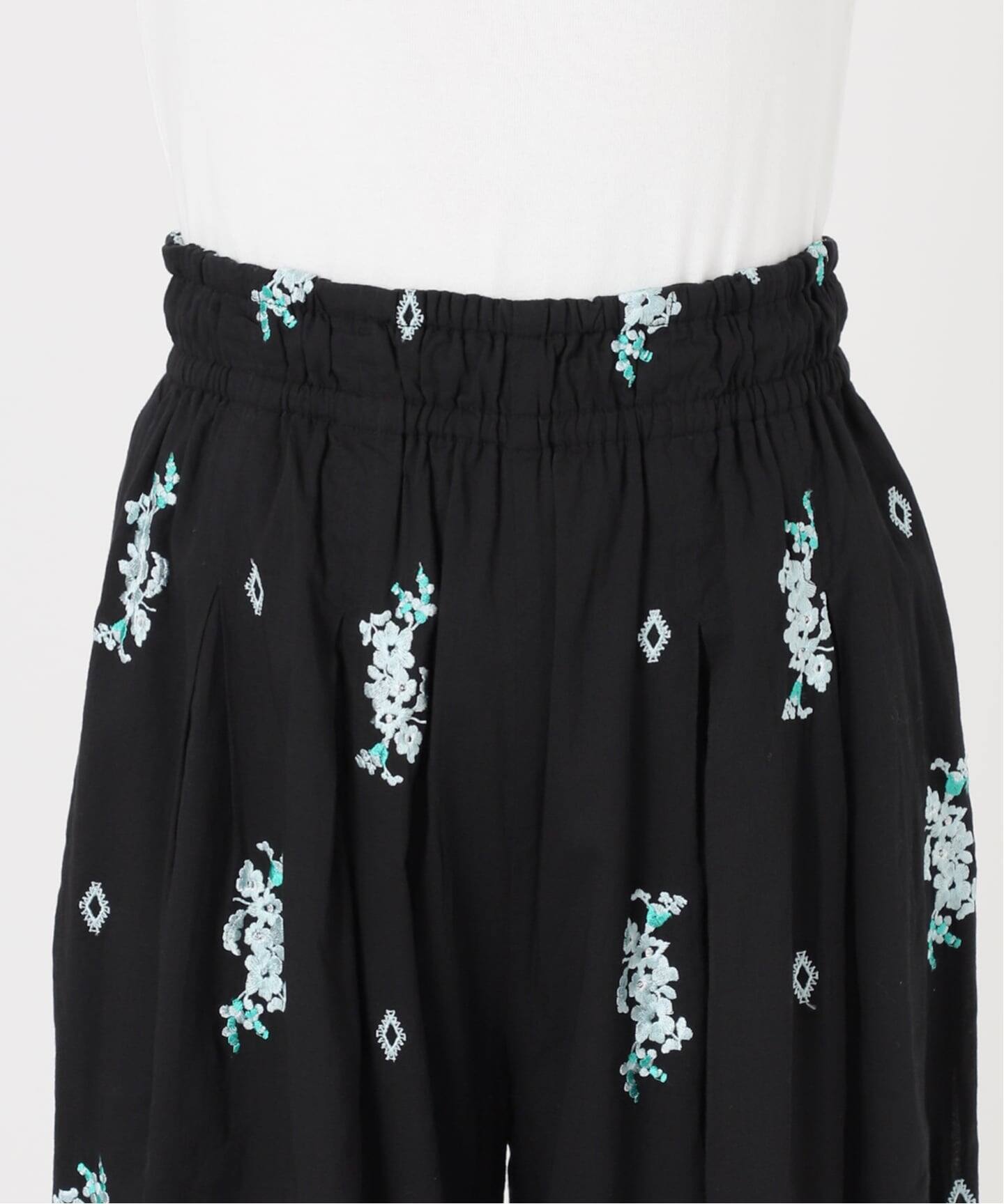 ne Quittez pas / ヌキテパ Cotton Voile Jasmine Embroidery Gath