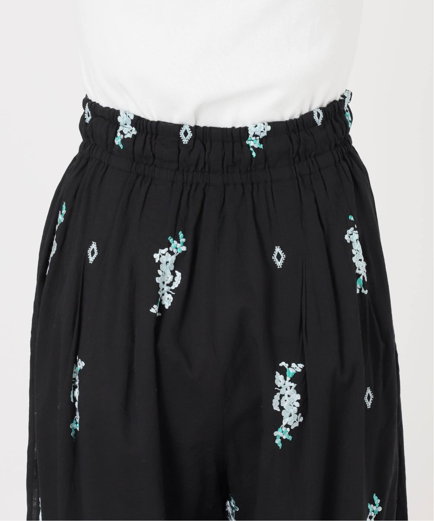 ne Quittez pas / ヌキテパ Cotton Voile Jasmine Embroidery Gath