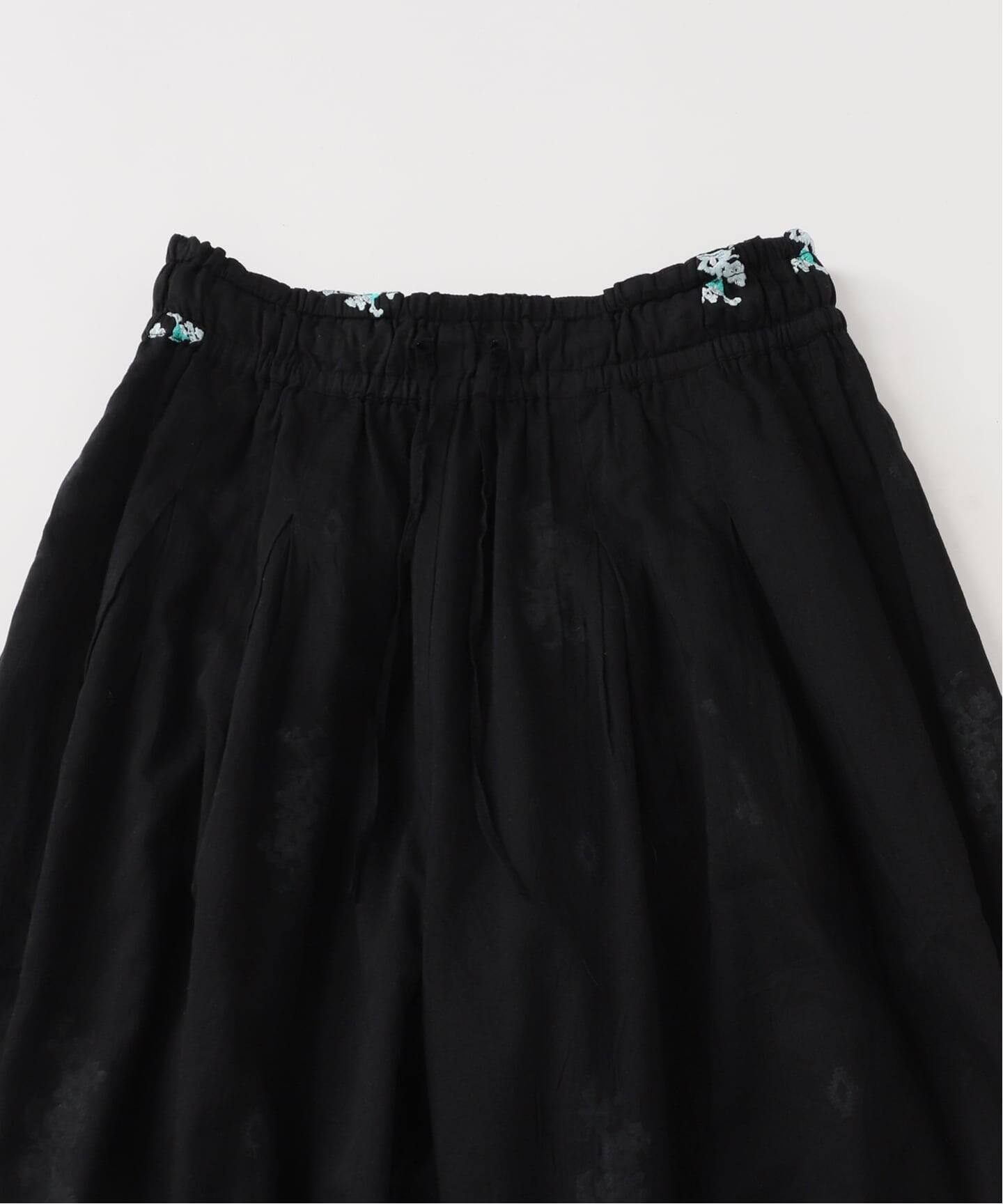 ne Quittez pas / ヌキテパ Cotton Voile Jasmine Embroidery Gath