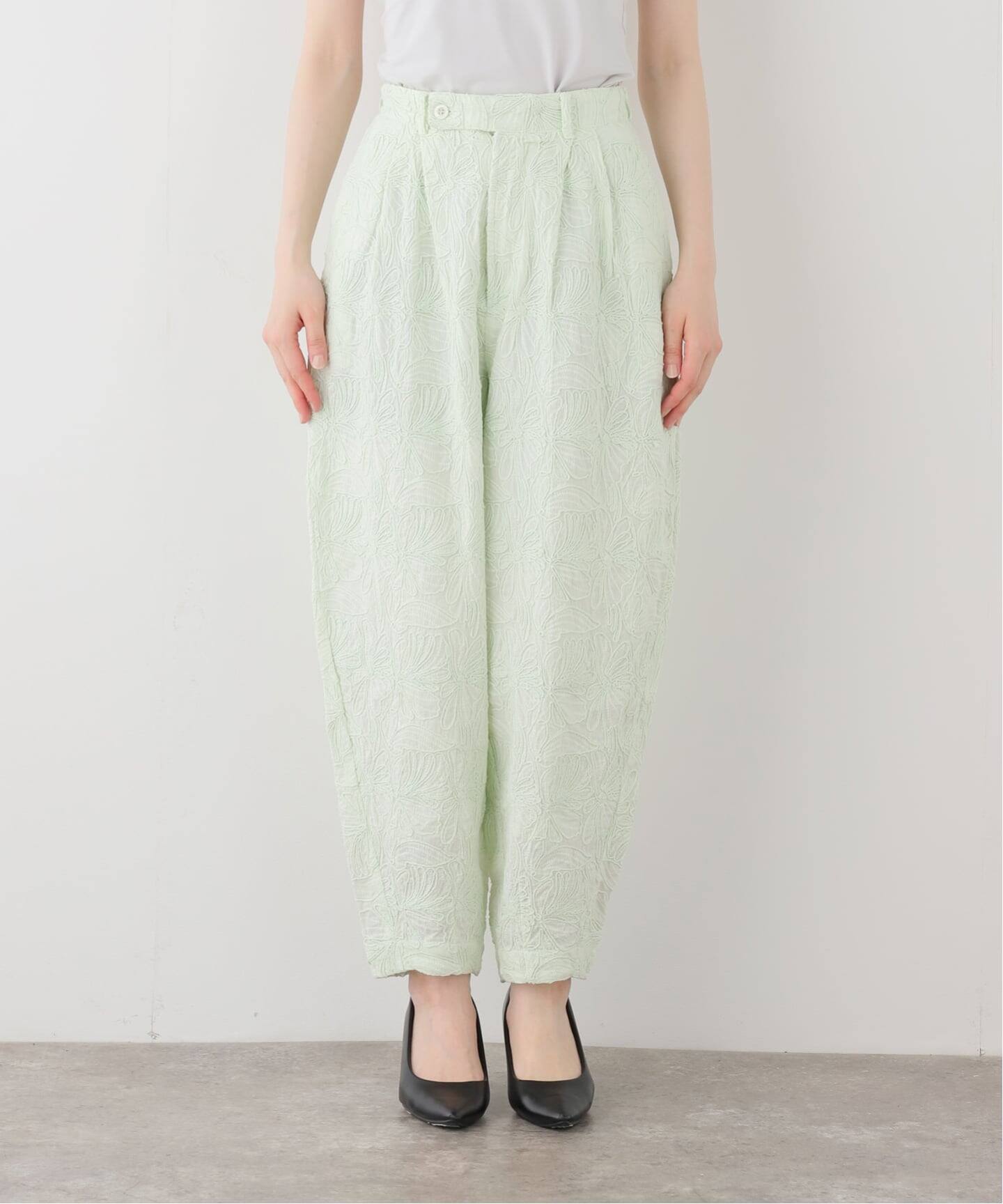 一部店舗+WEB限定》SEEALL / シーオール TWISTED TUCK PANTS WITH