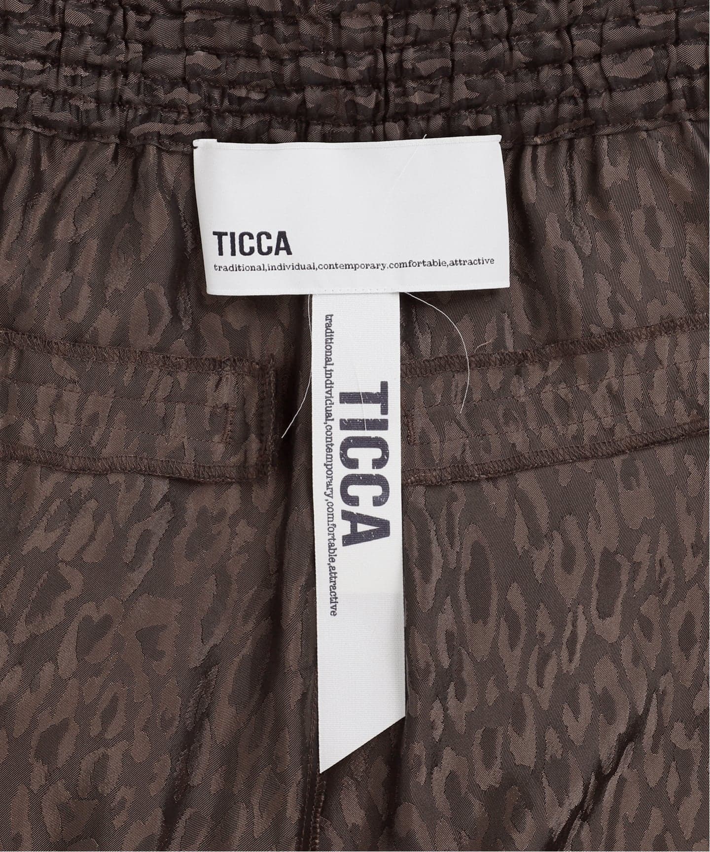 追加予約》TICCA / ティッカ レオパードジャガードパンツ（その他