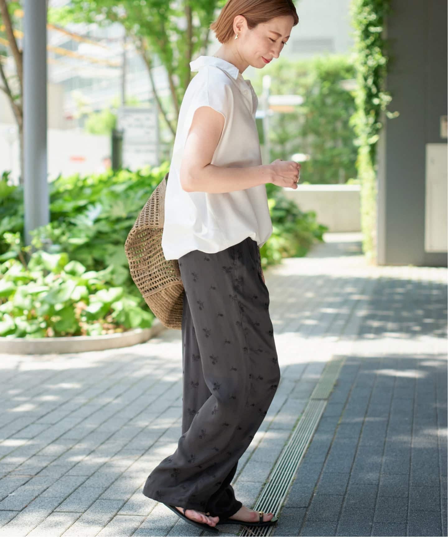 追加予約》TICCA / ティッカ フラワーエンブロイダリーパンツ（その他