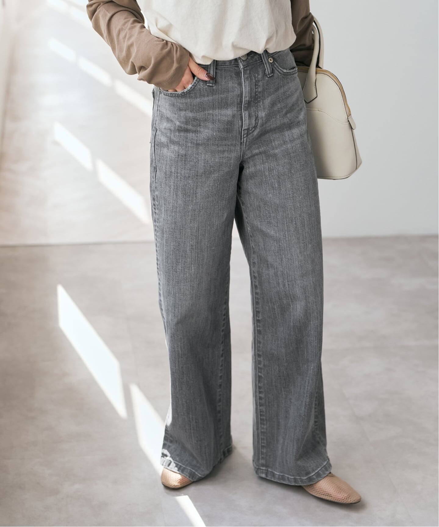 SOMETHING / サムシング 別注 NEW LISA WIDE*（デニムパンツ・ジーンズ