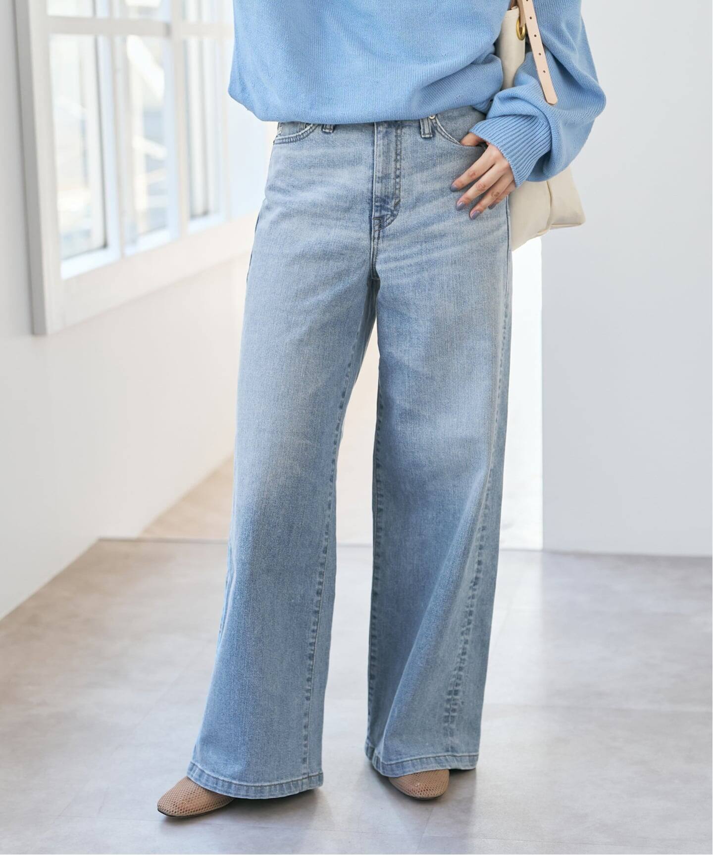 SOMETHING / サムシング 別注 NEW LISA WIDE*（デニムパンツ・ジーンズ