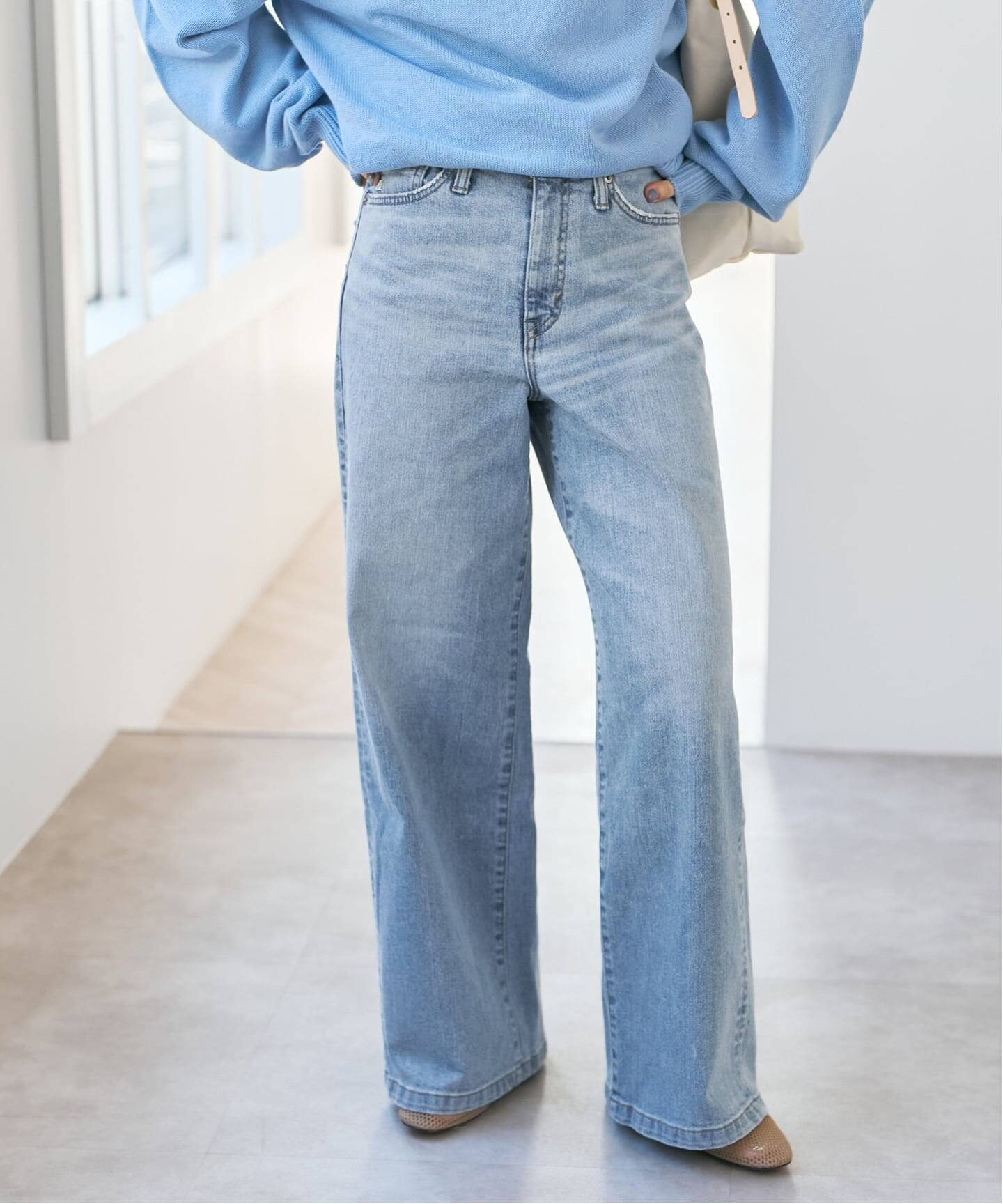 SOMETHING / サムシング 別注 NEW LISA WIDE*（デニムパンツ・ジーンズ