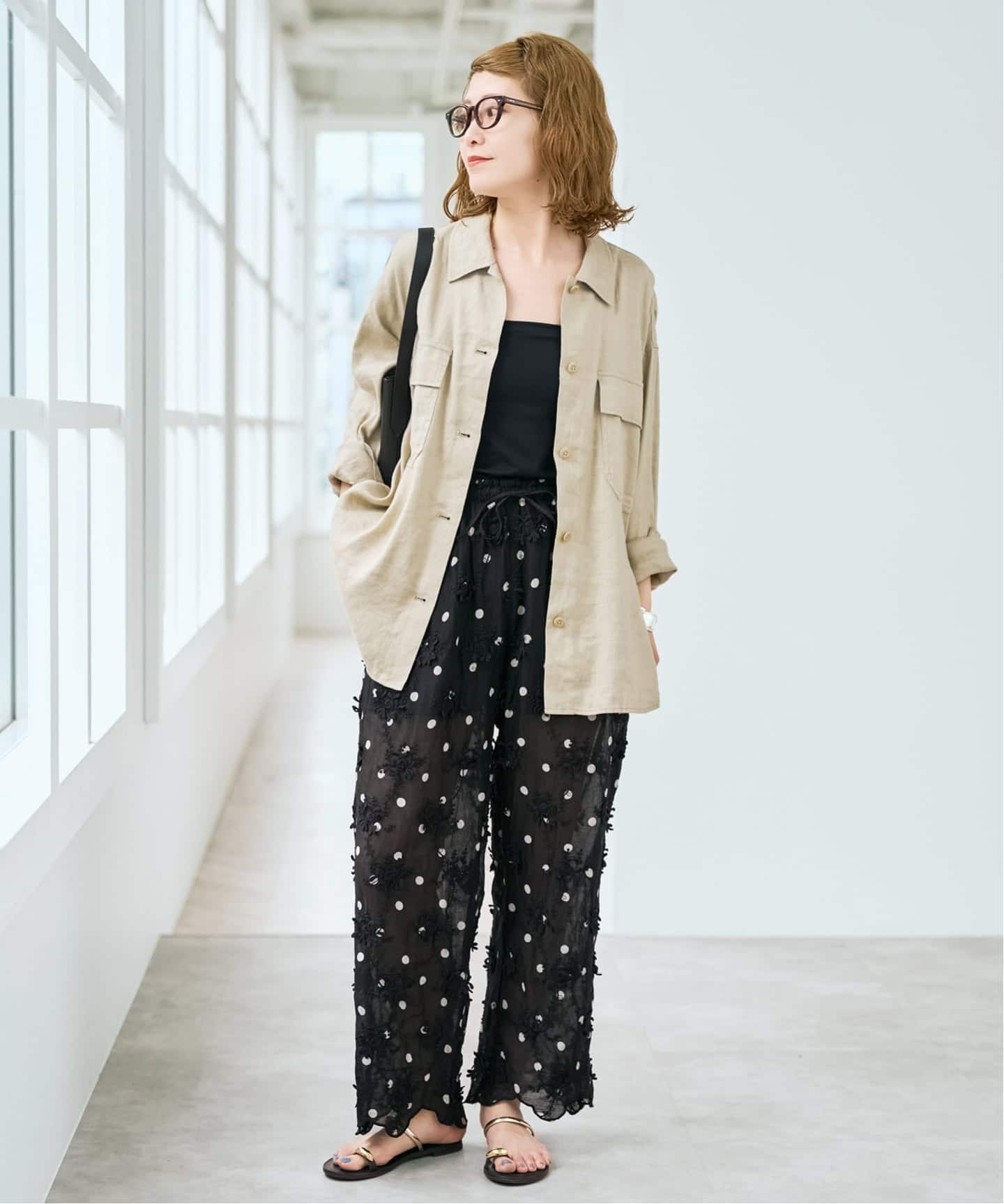 パンツ crinkle crinkle crinkle 3D dot pants 追加》crinkle crinkle crinkle 3D embroidery dot pants（その他