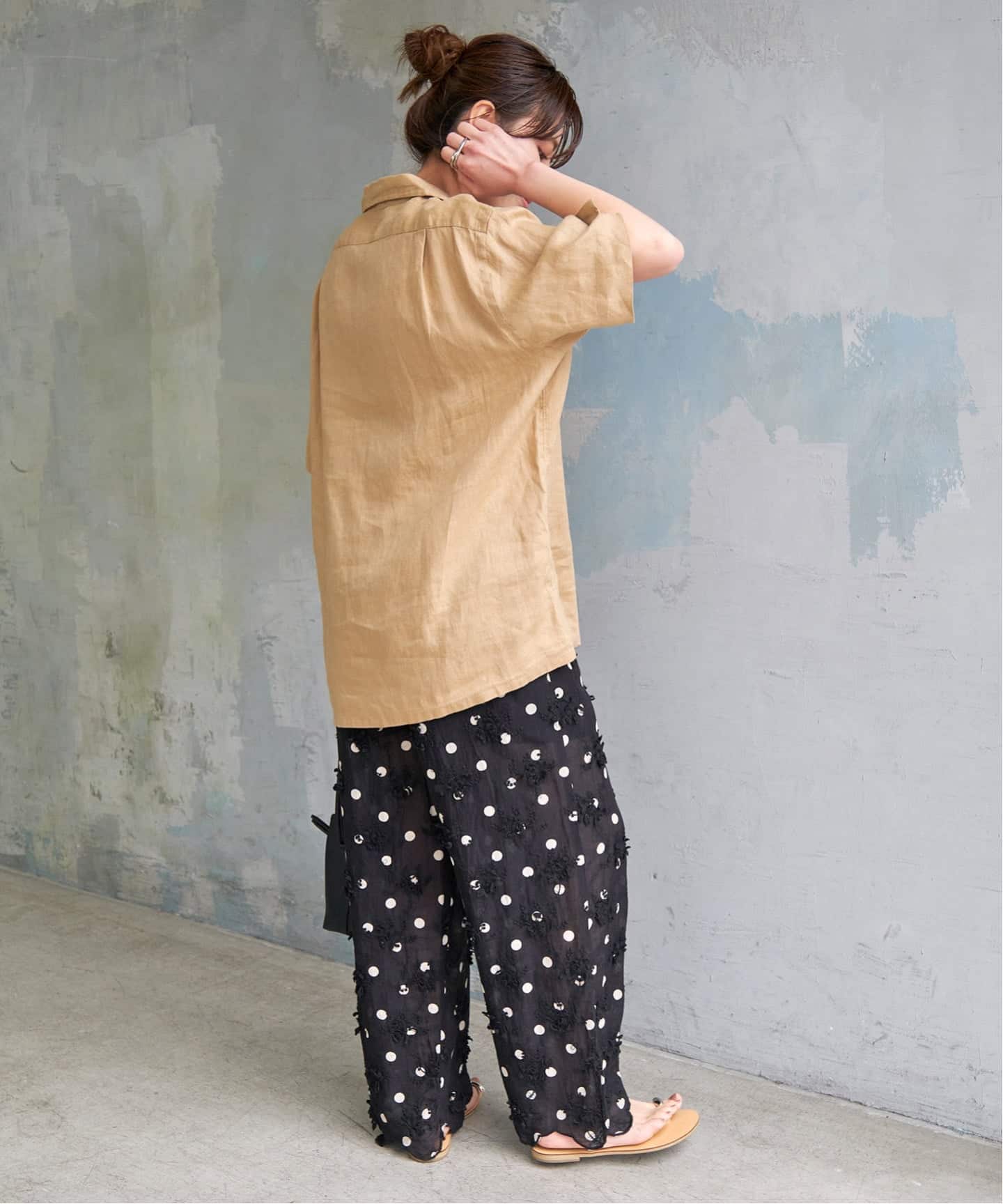 追加予約》crinkle crinkle crinkle 3D embroidery dot pants（その他