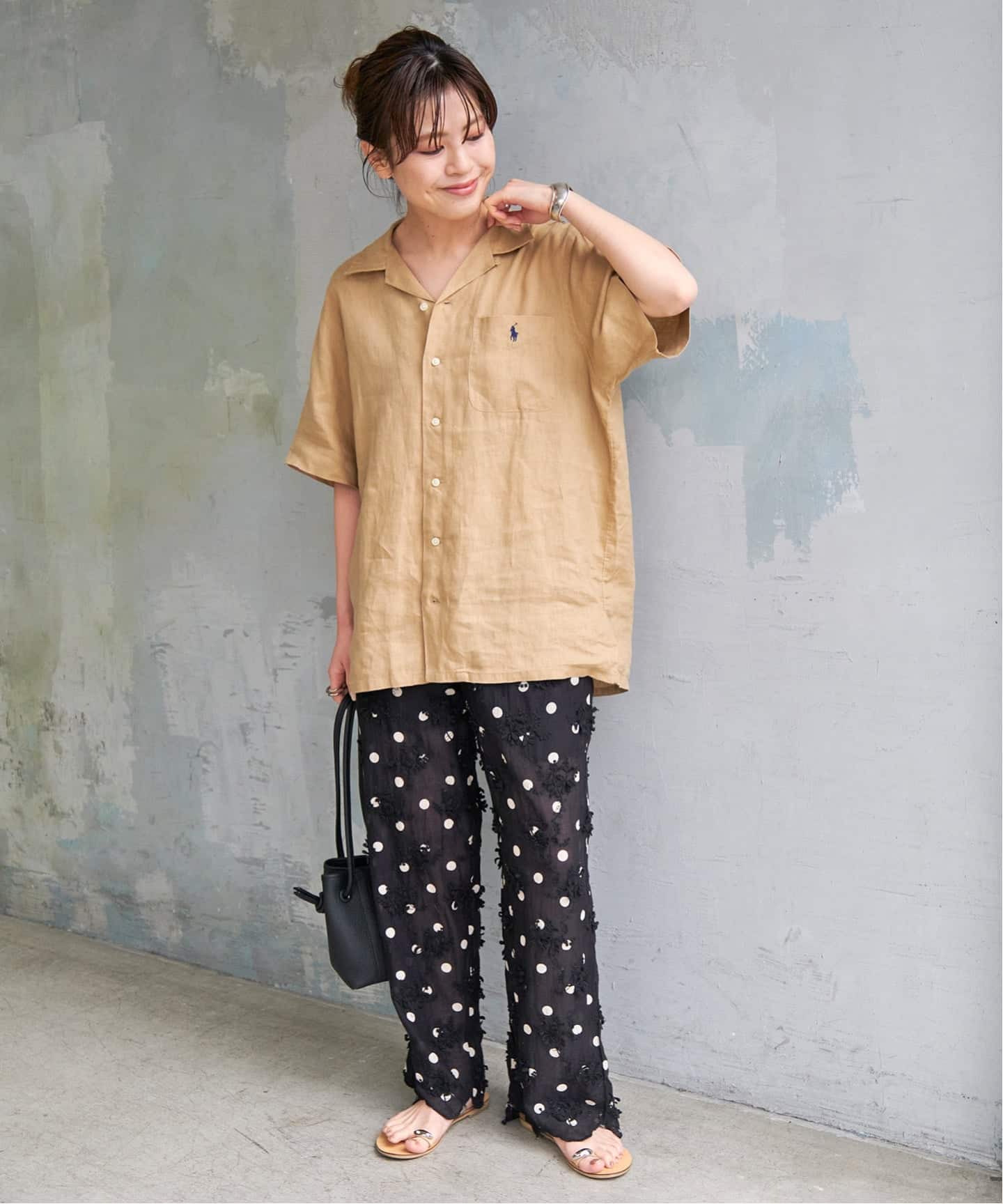 追加予約》crinkle crinkle crinkle 3D embroidery dot pants（その他