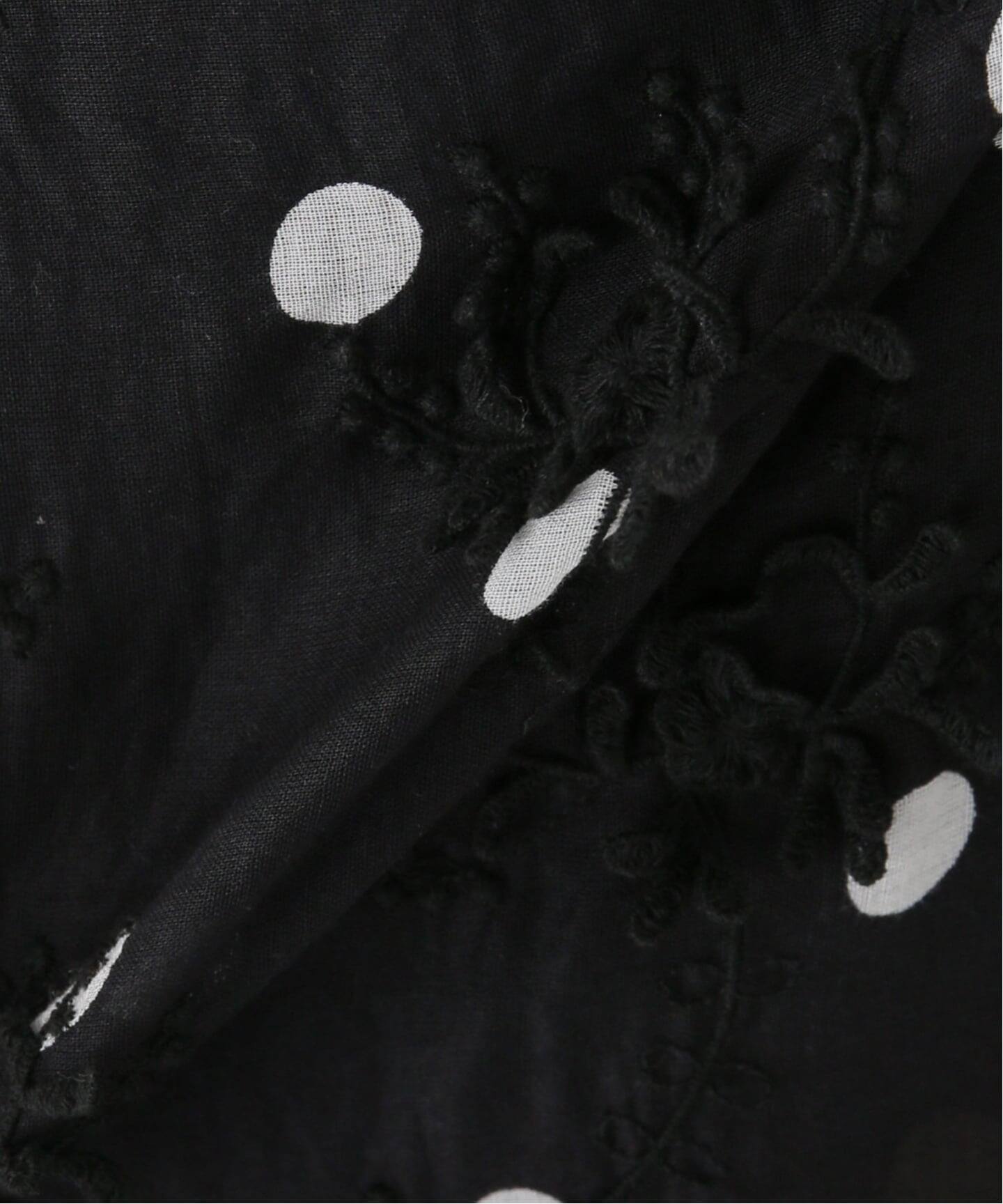 追加》crinkle crinkle crinkle 3D embroidery dot pants（その他