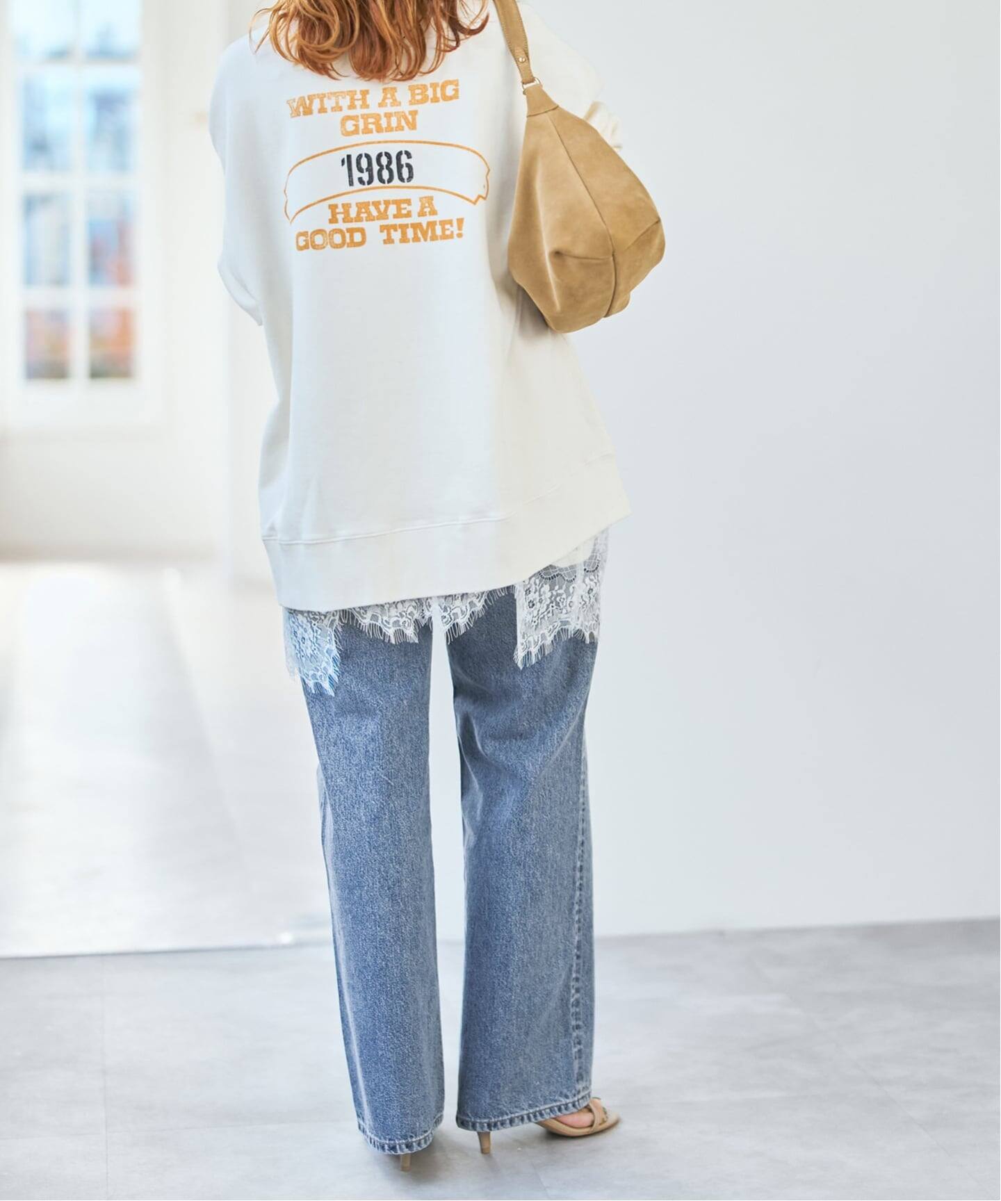 SOMETHING / サムシング 別注 VINTAGE SLIM WIDE*（デニムパンツ