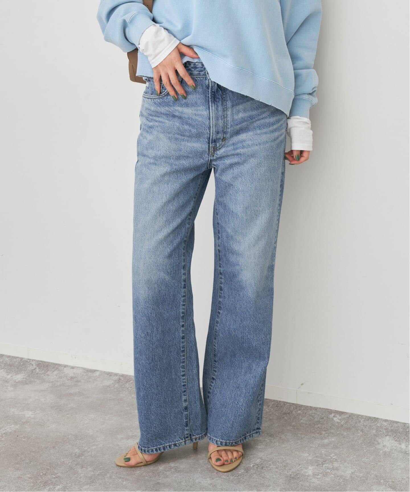 SOMETHING / サムシング 別注 VINTAGE SLIM WIDE*（デニムパンツ