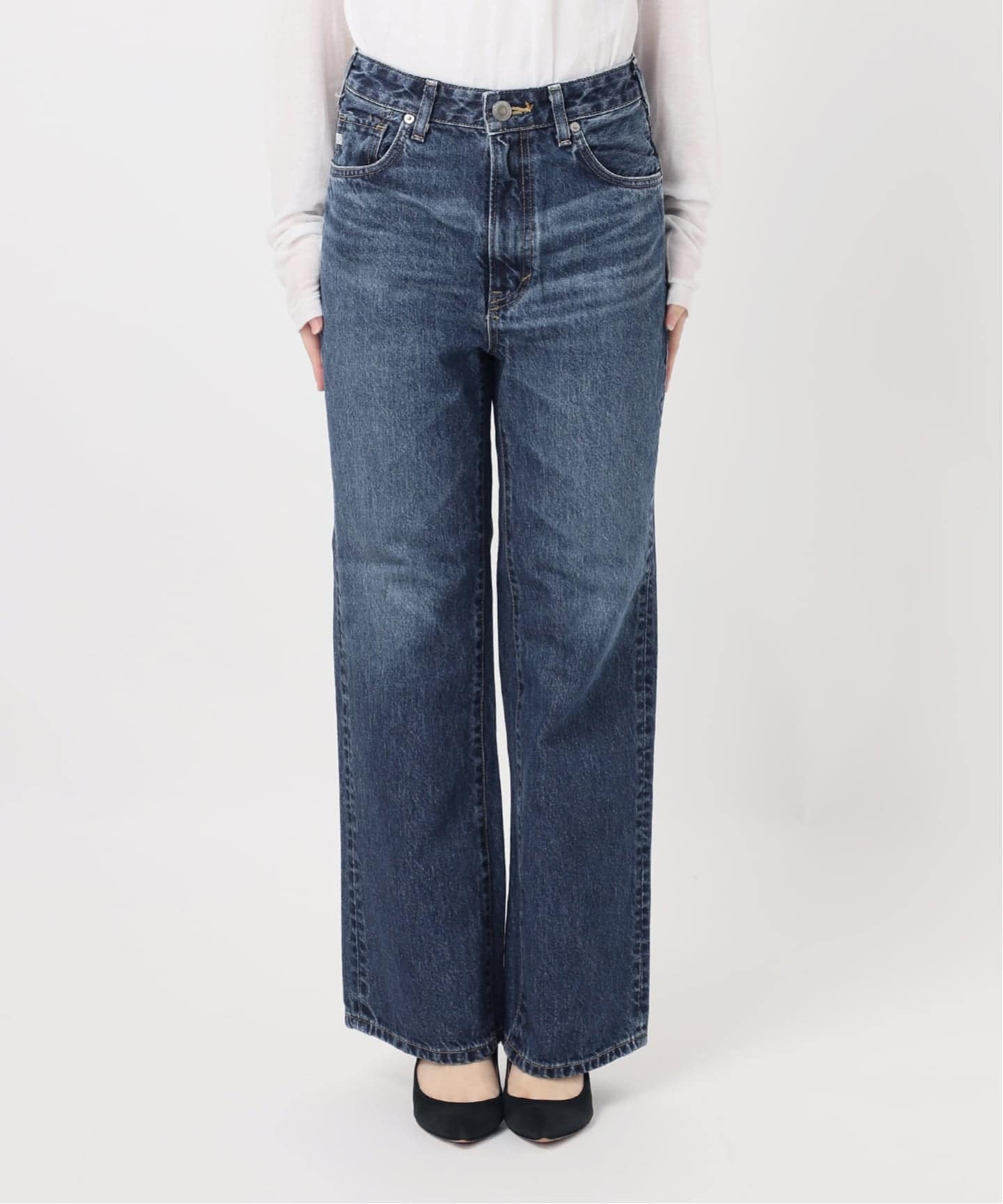 予約》SOMETHING / サムシング 別注 VINTAGE SLIM WIDE*（デニムパンツ