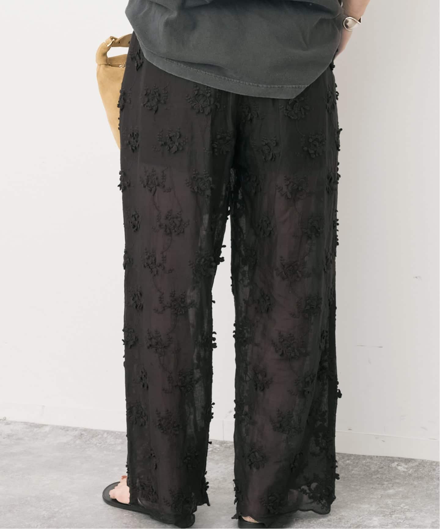 予約》crinkle crinkle crinkle sheer cotton 3D embroidery easy