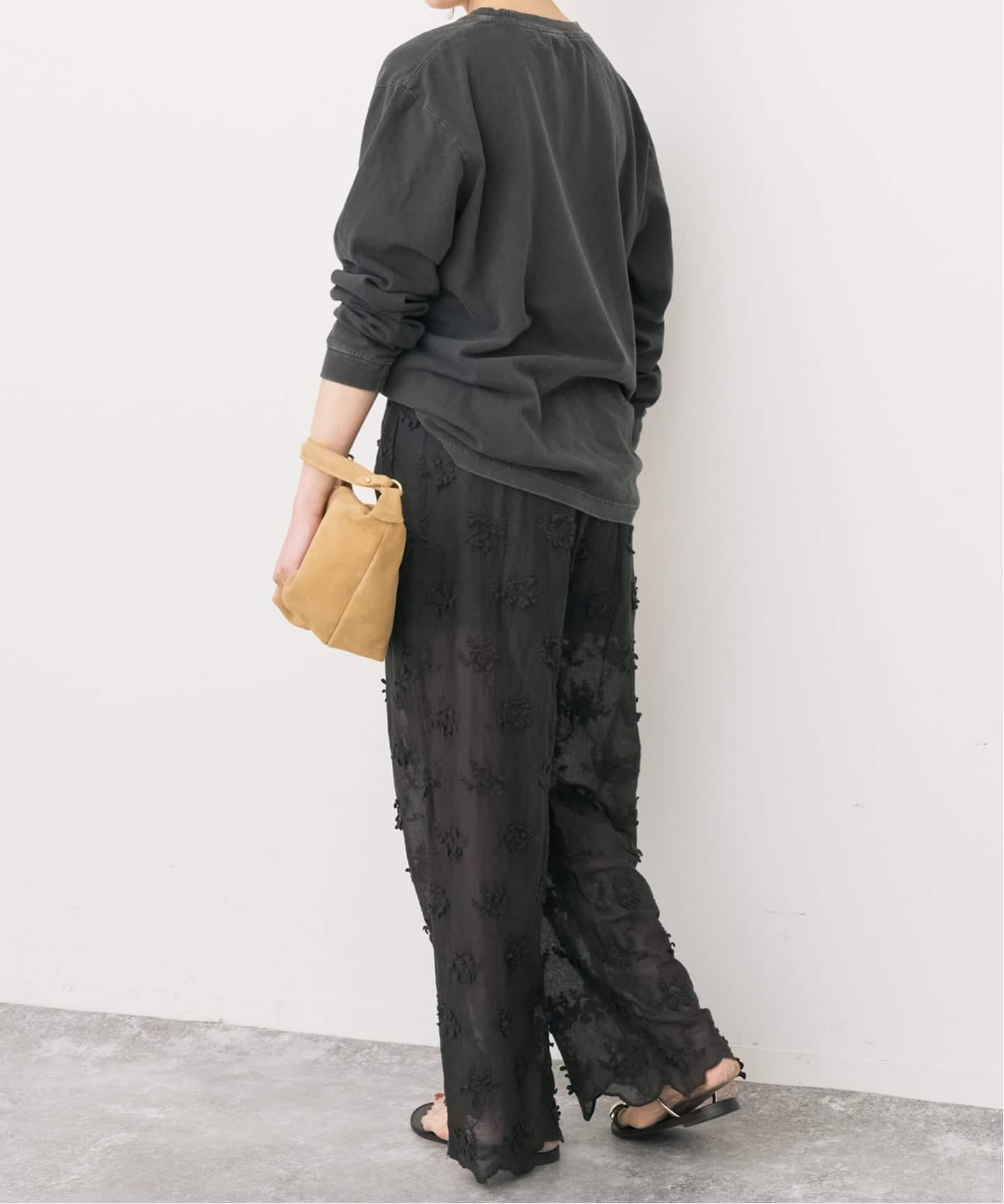 予約》crinkle crinkle crinkle sheer cotton 3D embroidery easy