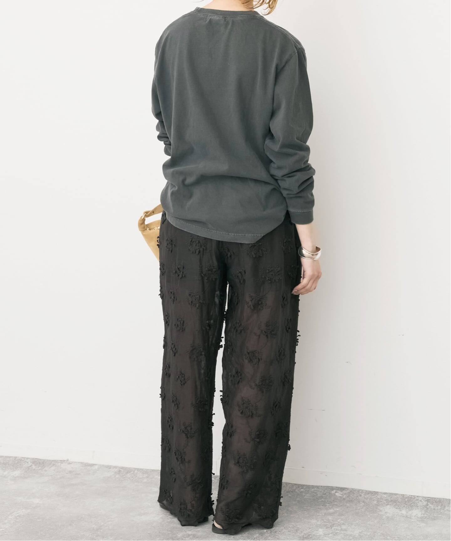 予約》crinkle crinkle crinkle sheer cotton 3D embroidery easy