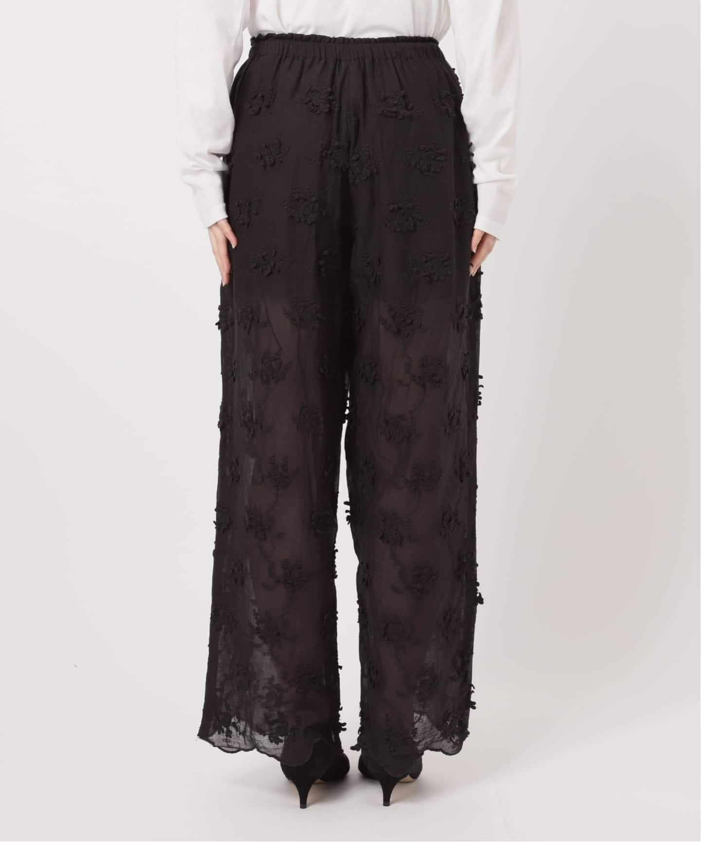 予約》crinkle crinkle crinkle sheer cotton 3D embroidery easy