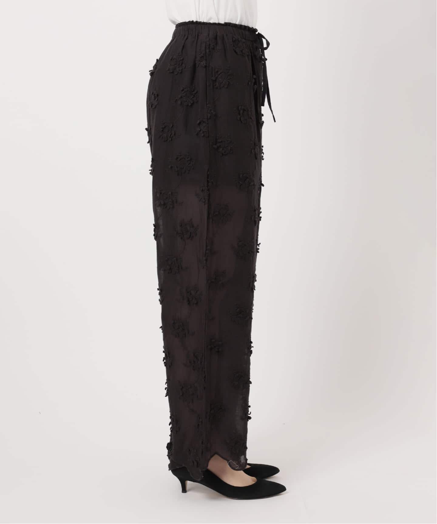 予約》crinkle crinkle crinkle sheer cotton 3D embroidery easy