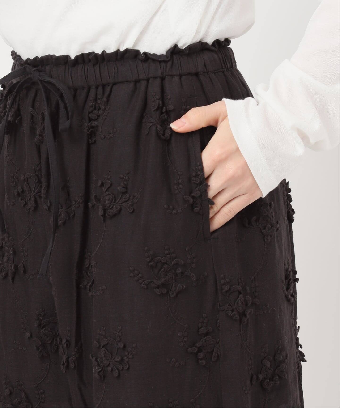 crinkle crinkle crinkle sheer cotton 3D embroidery easy（その他