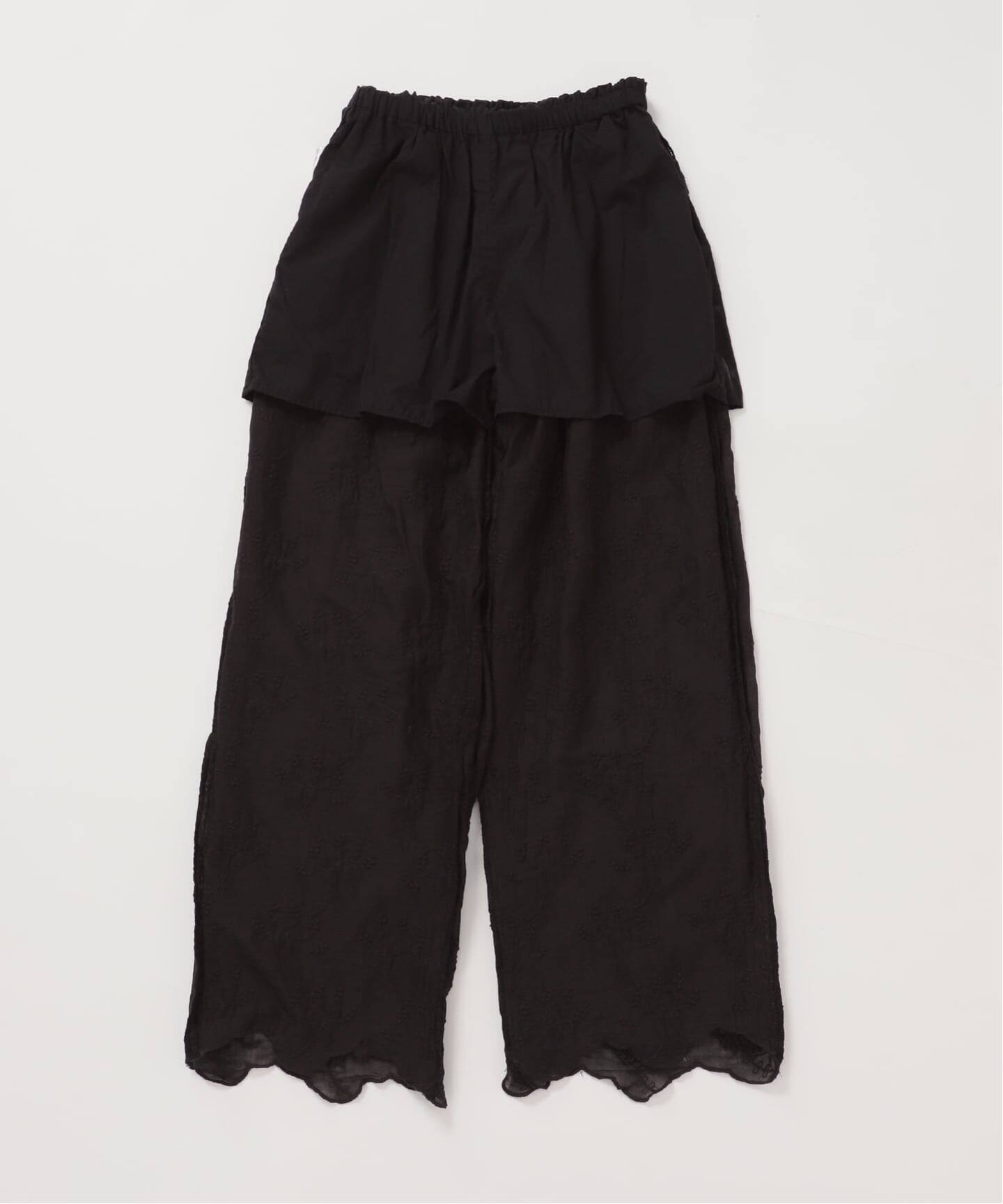 予約》crinkle crinkle crinkle sheer cotton 3D embroidery easy